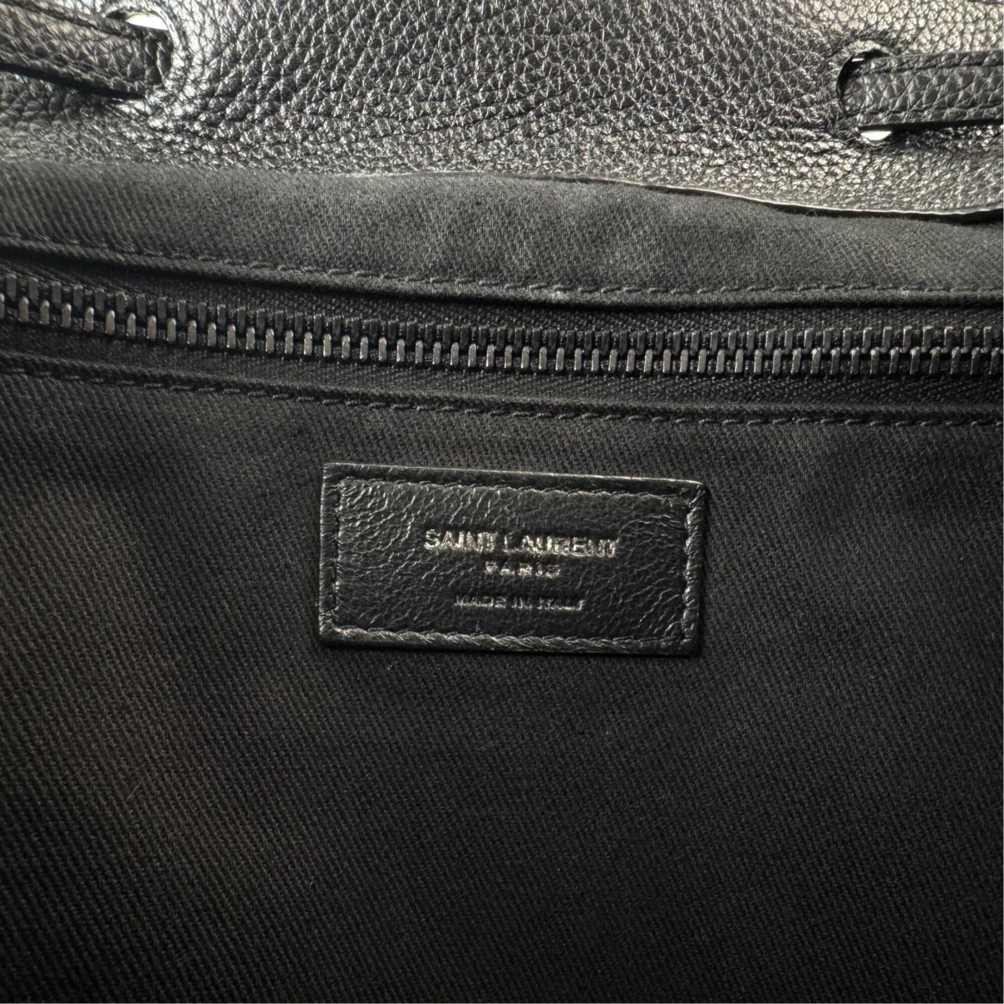 Leather Backpack (Pre-Owned) - Saint Laurent - Modalova
