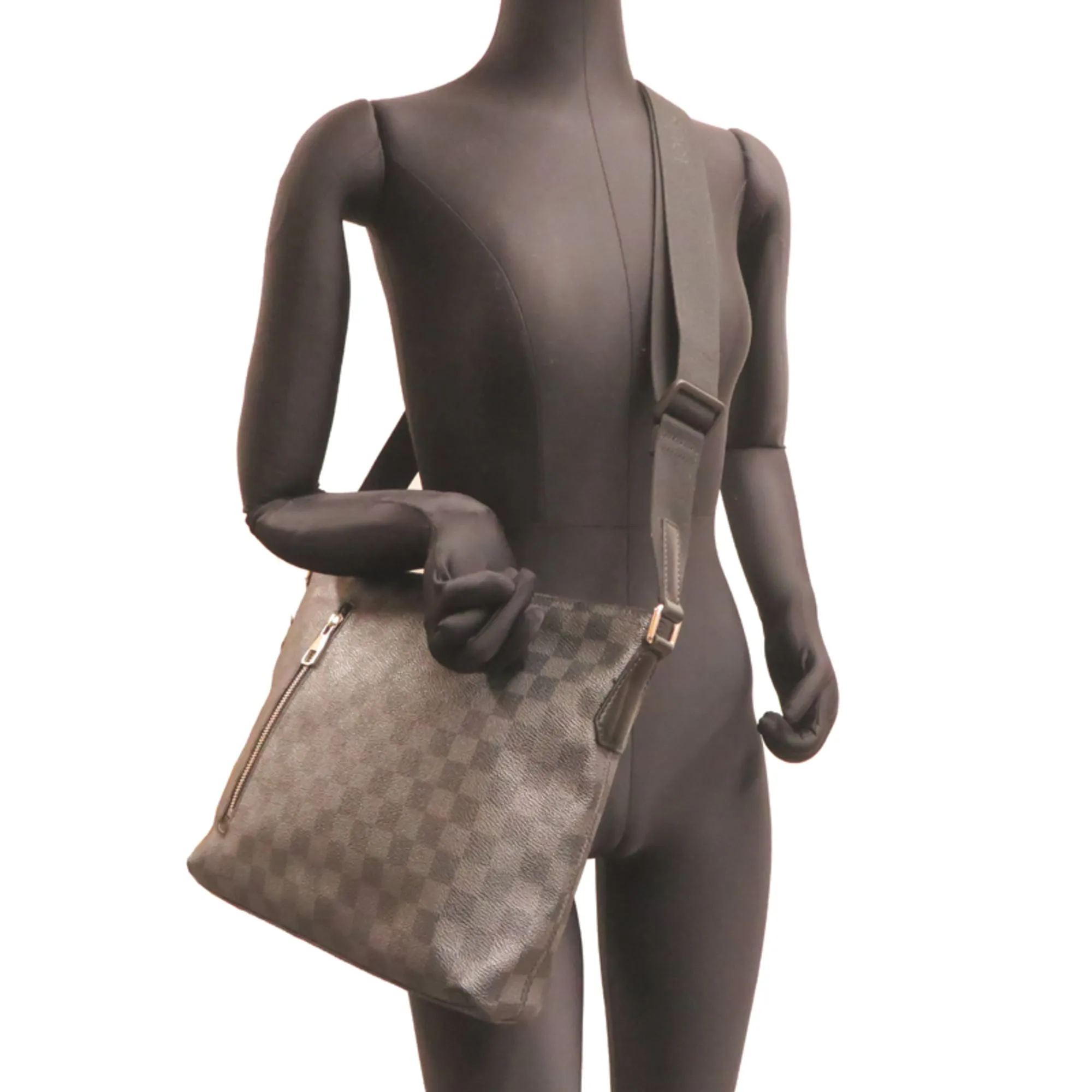 Damier Graphite Damier Graphite Shoulder Bag (Pre-Owned) - Louis Vuitton - Modalova