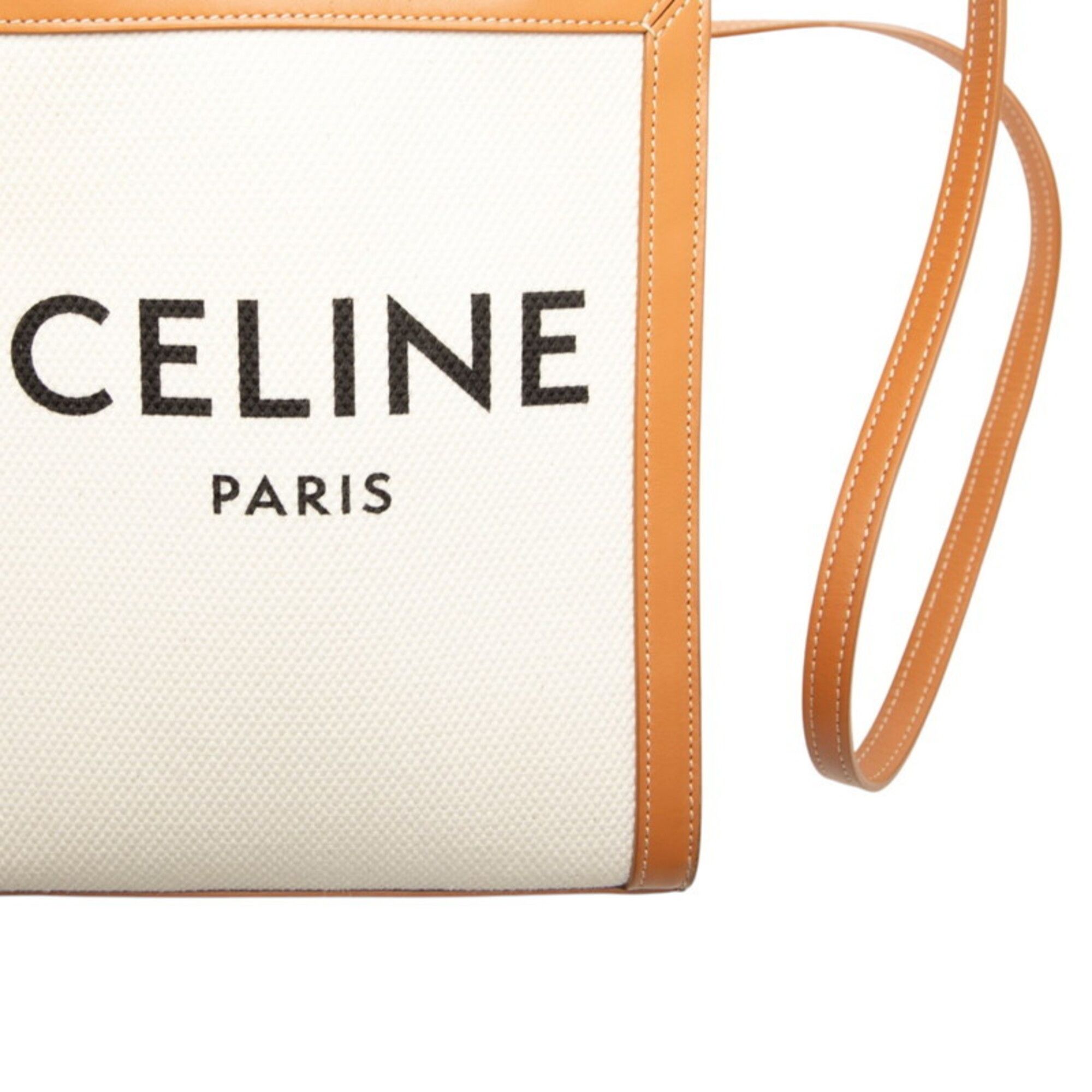 Canvas Leather Handbag Shoulder Bag (Pre-Owned) - Celine - Modalova