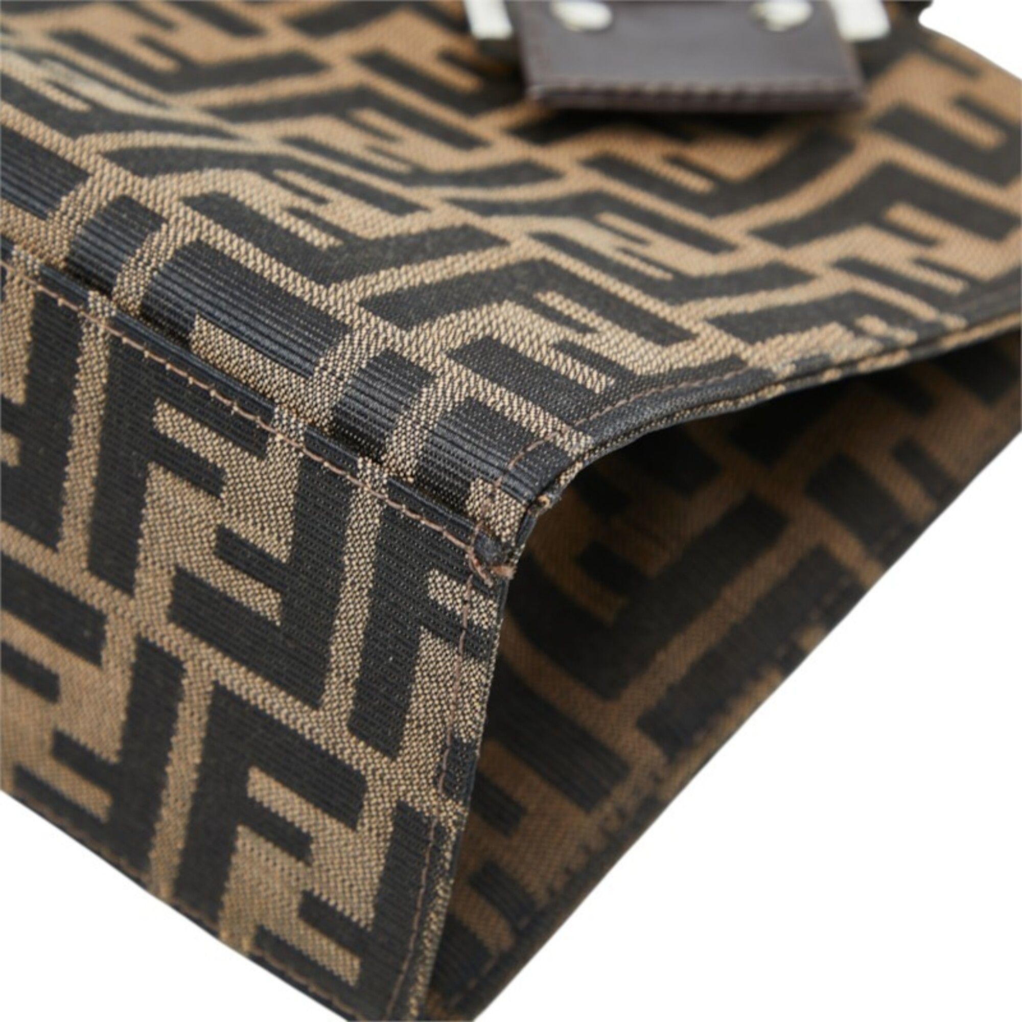 Canvas Leather Handbag (Pre-Owned) - Fendi - Modalova