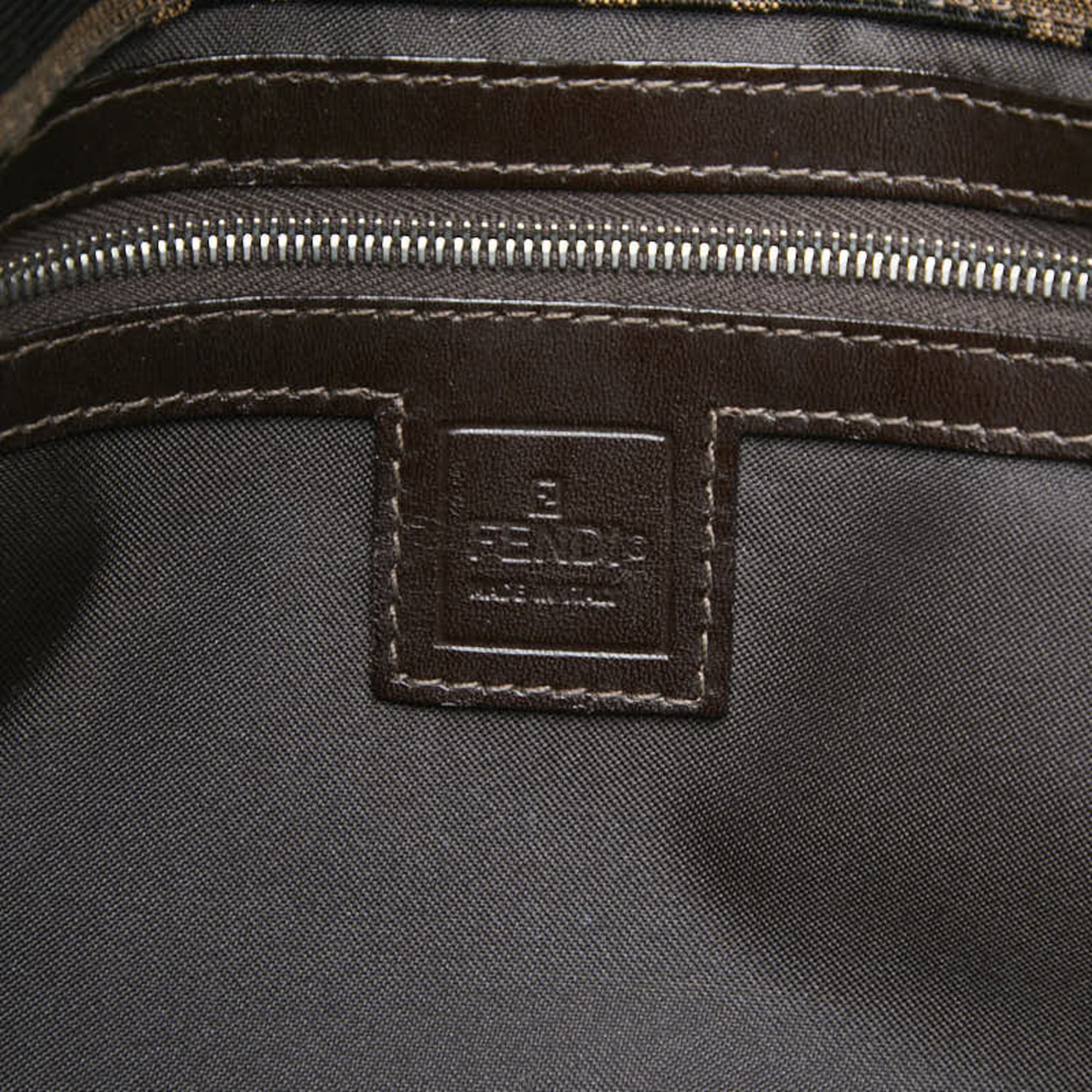 Canvas Leather Handbag (Pre-Owned) - Fendi - Modalova