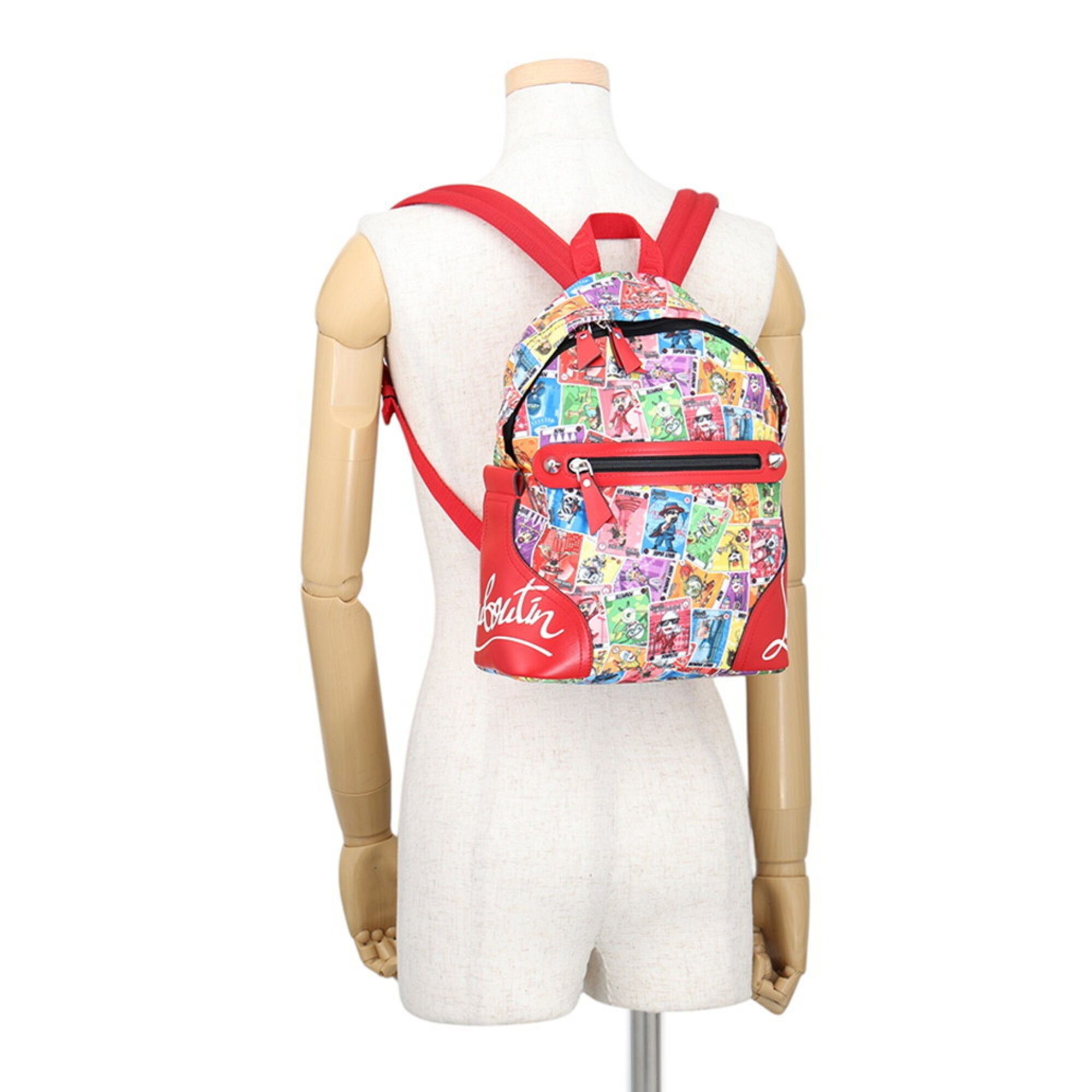 Canvas Leather Backpack (Pre-Owned) - Christian Louboutin - Modalova
