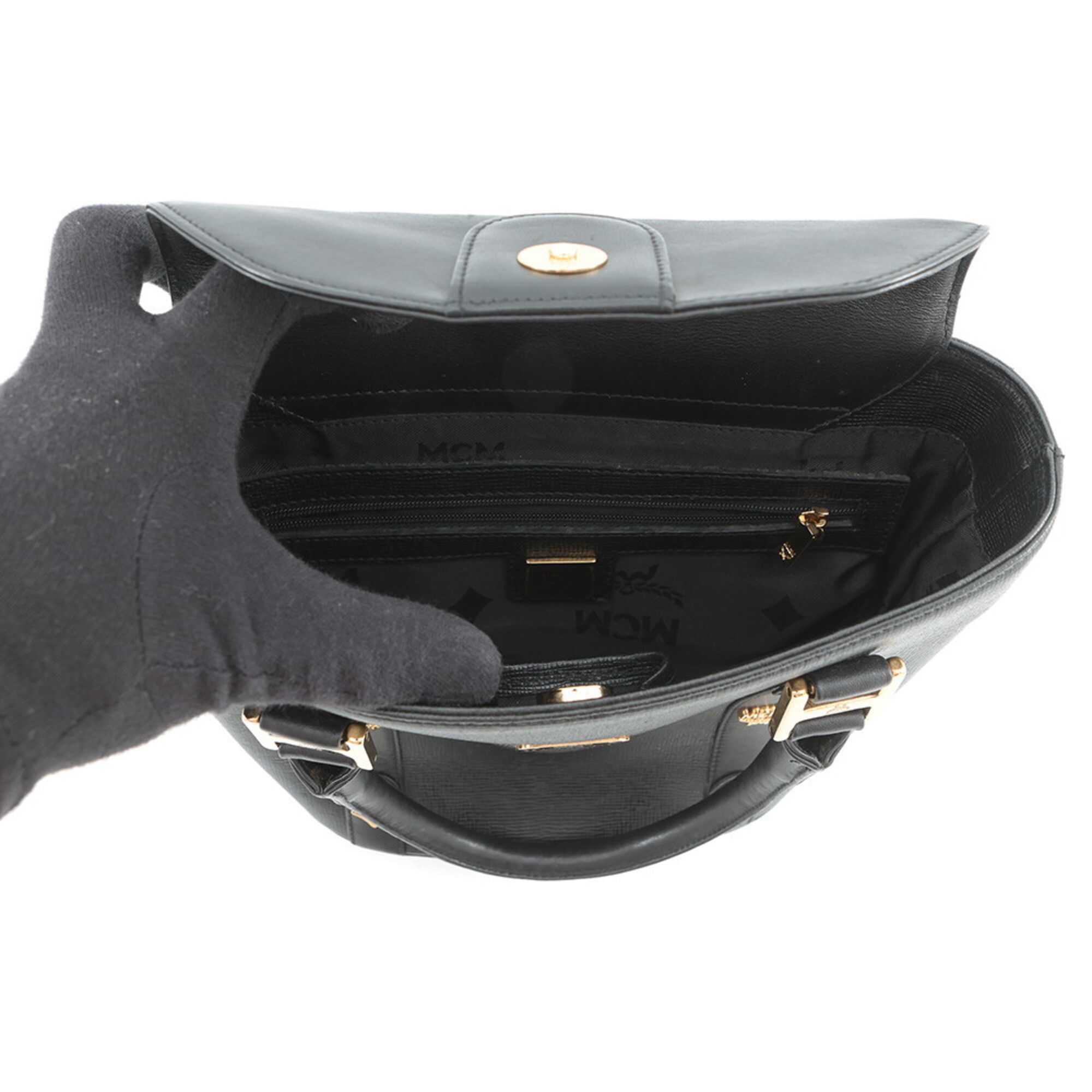 Leather Handbag (Pre-Owned) - MCM - Modalova