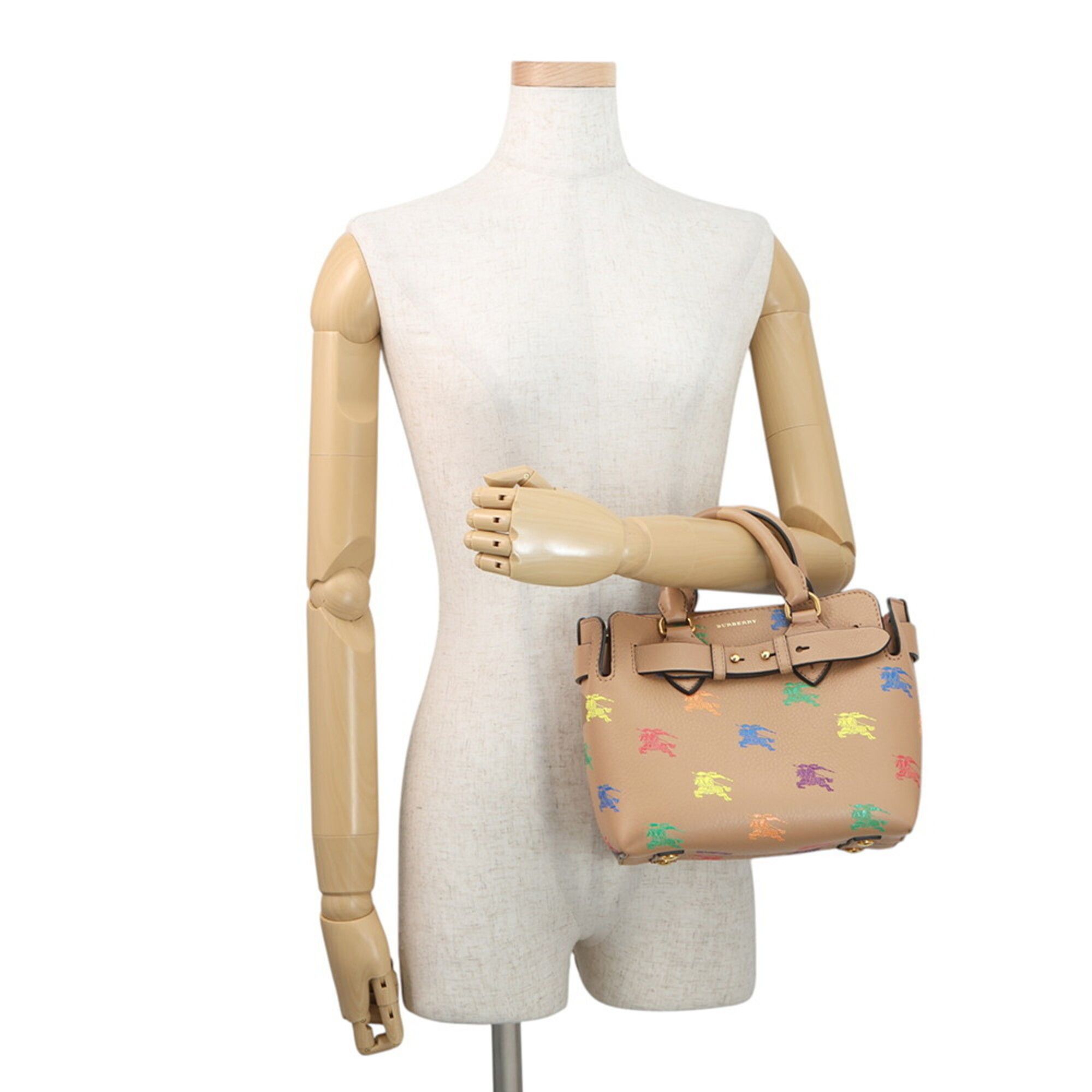 Leather Handbag (Pre-Owned) - Burberry - Modalova