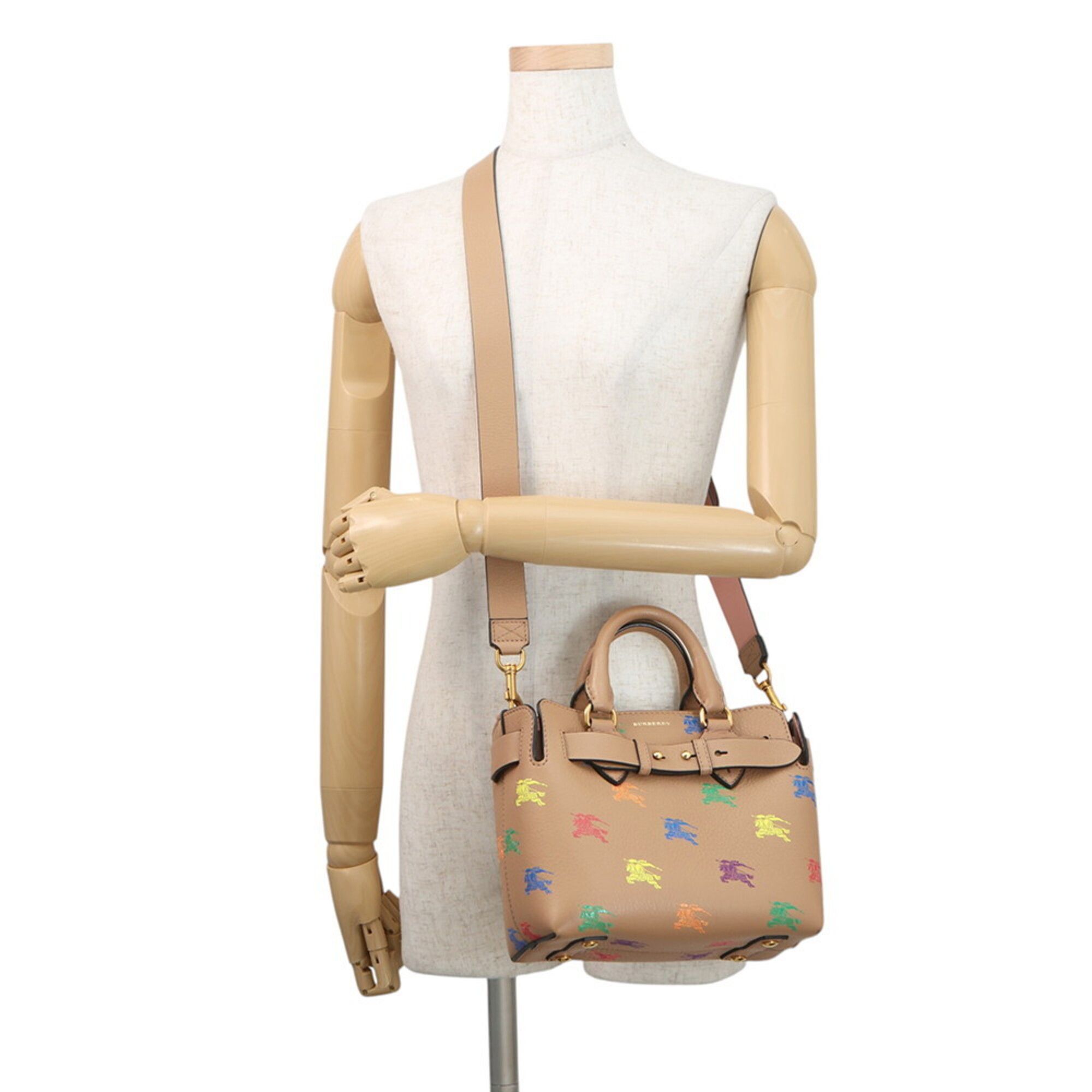 Leather Handbag (Pre-Owned) - Burberry - Modalova