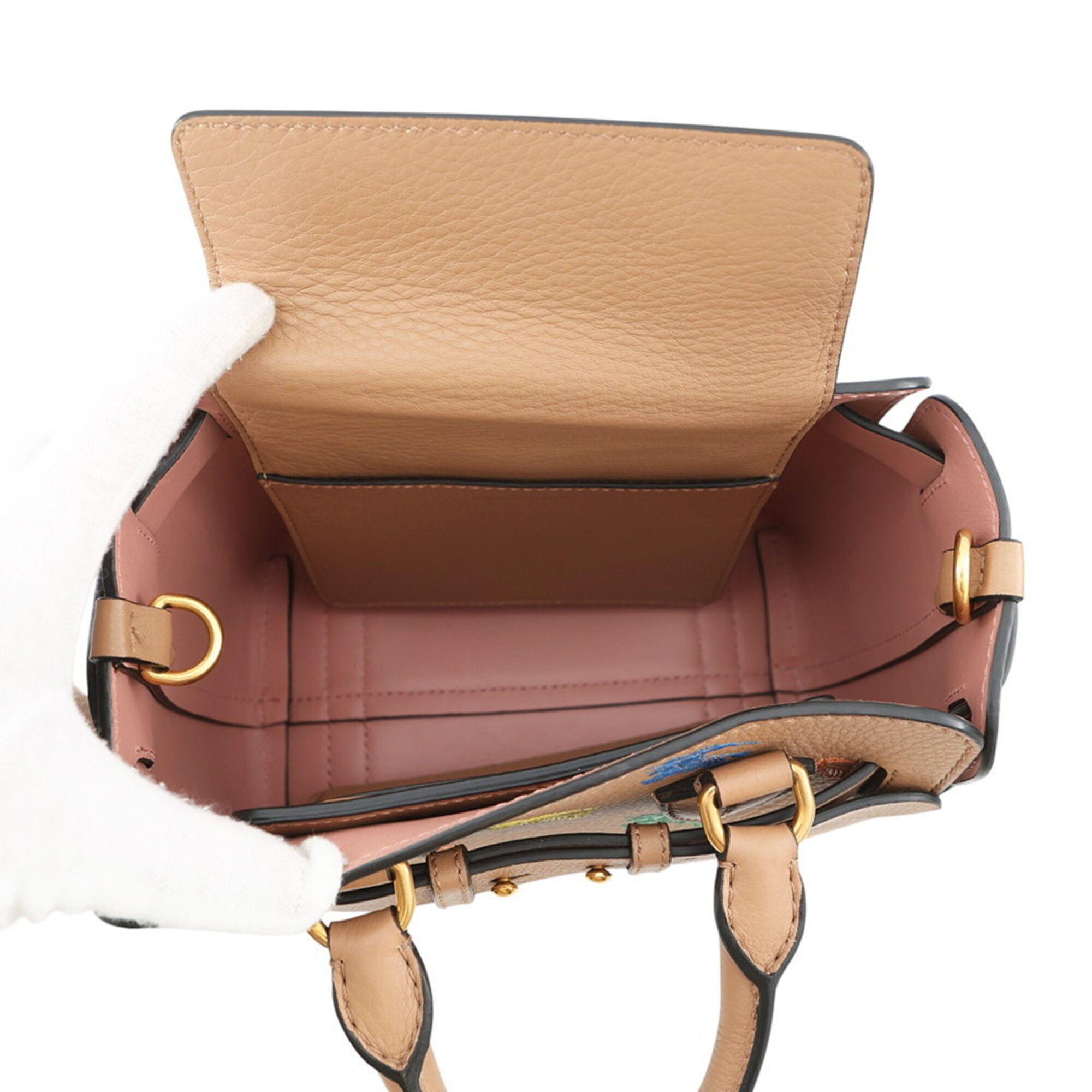 Leather Handbag (Pre-Owned) - Burberry - Modalova