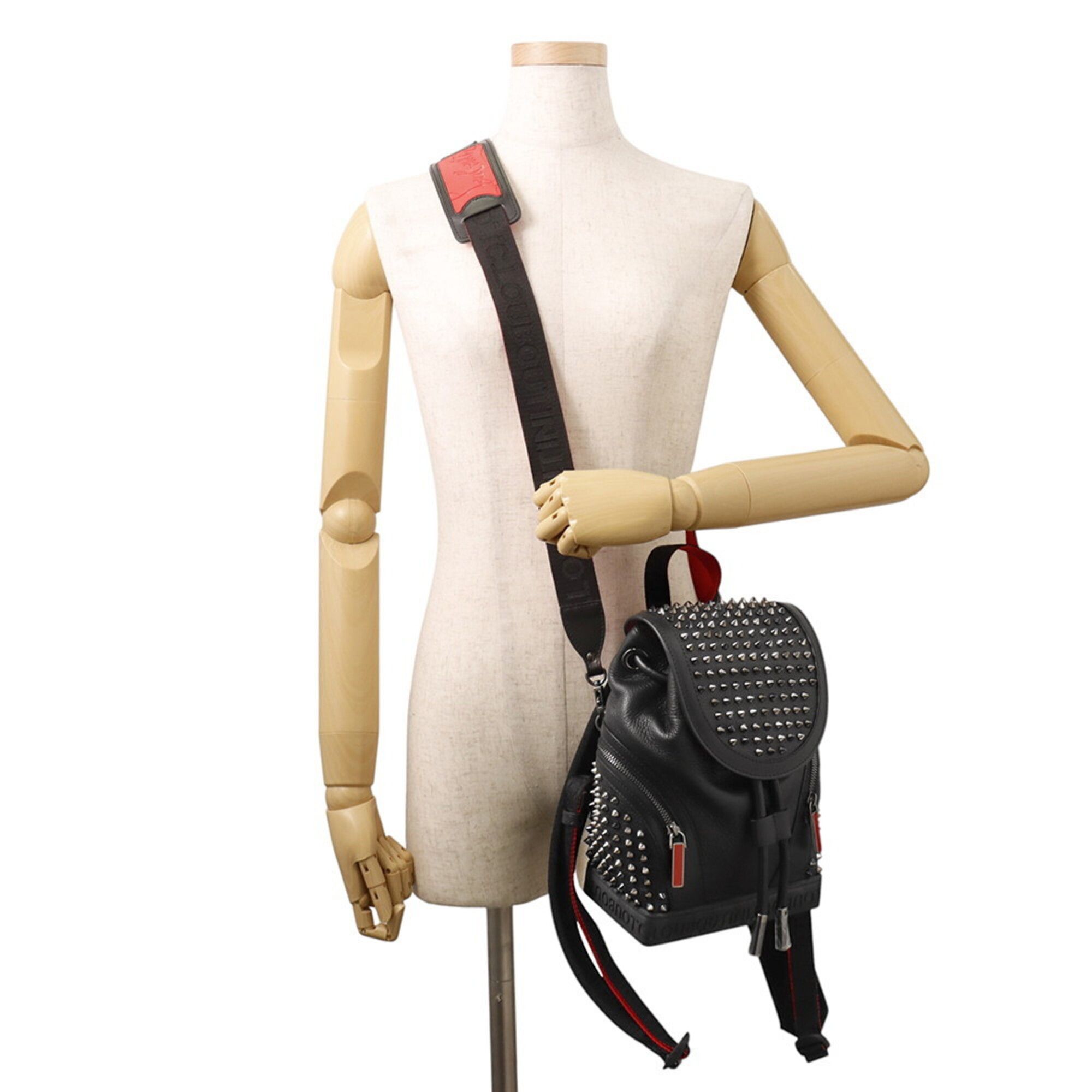 Leather Canvas Backpack (Pre-Owned) - Christian Louboutin - Modalova