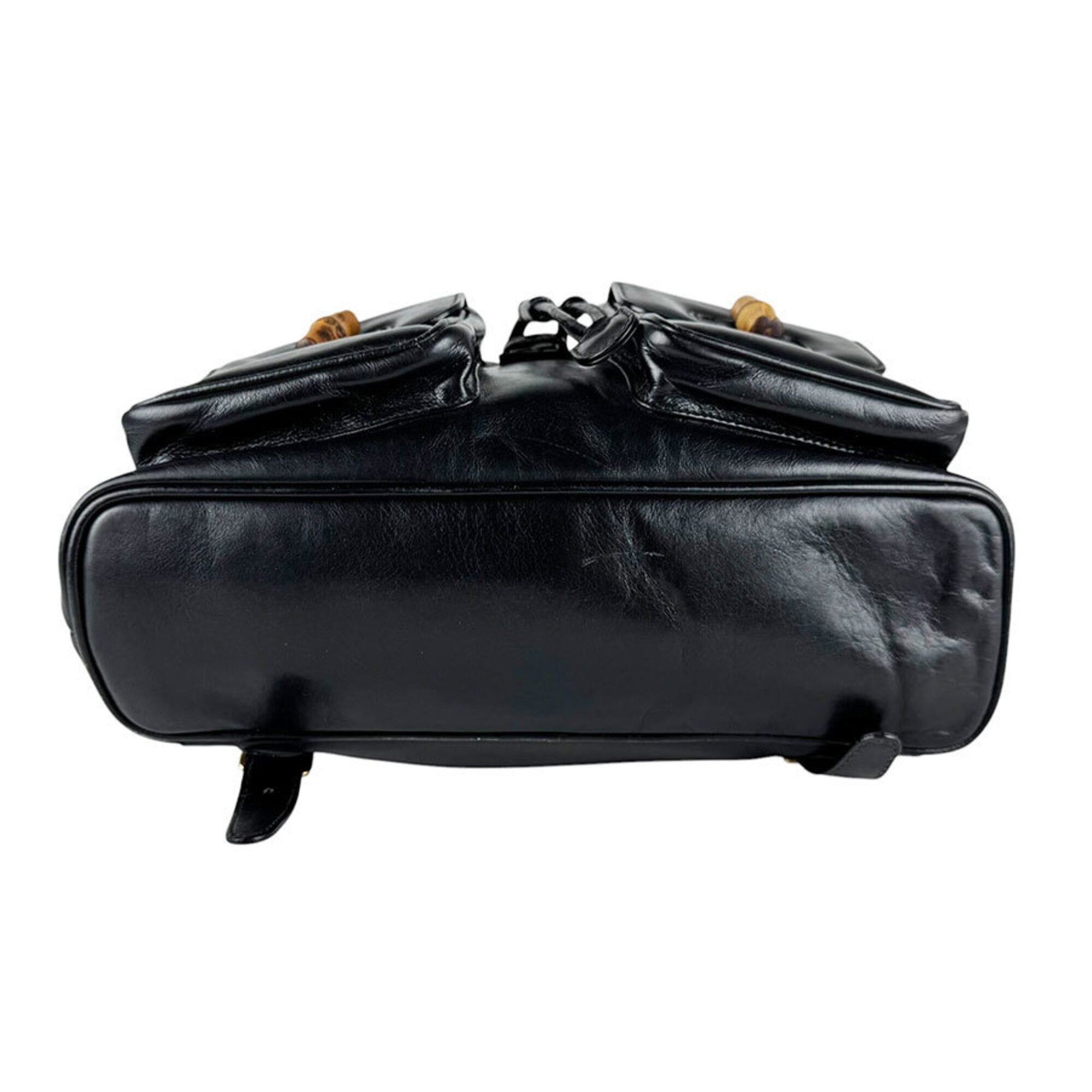 Leather Backpack (Pre-Owned) - Gucci - Modalova