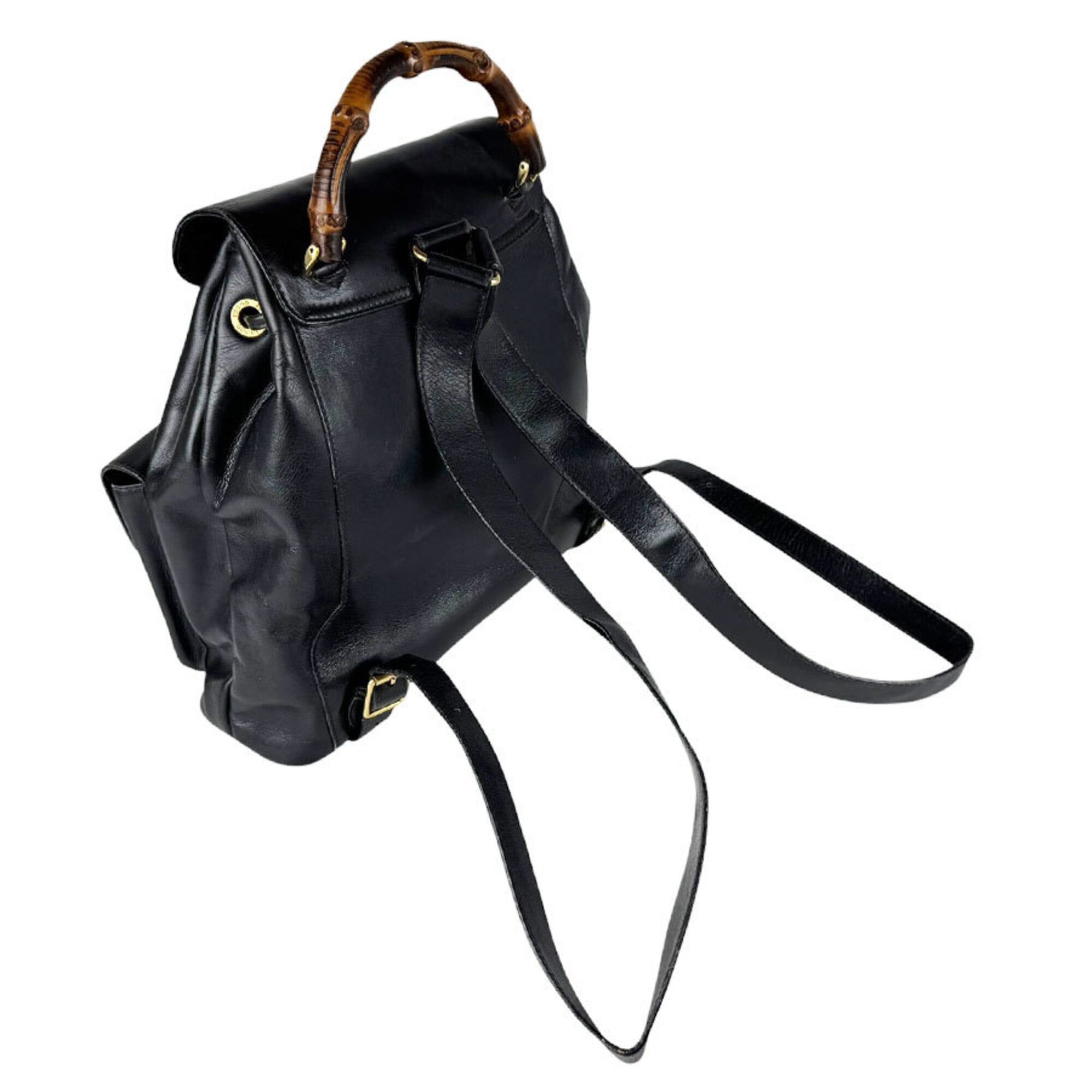 Leather Backpack (Pre-Owned) - Gucci - Modalova