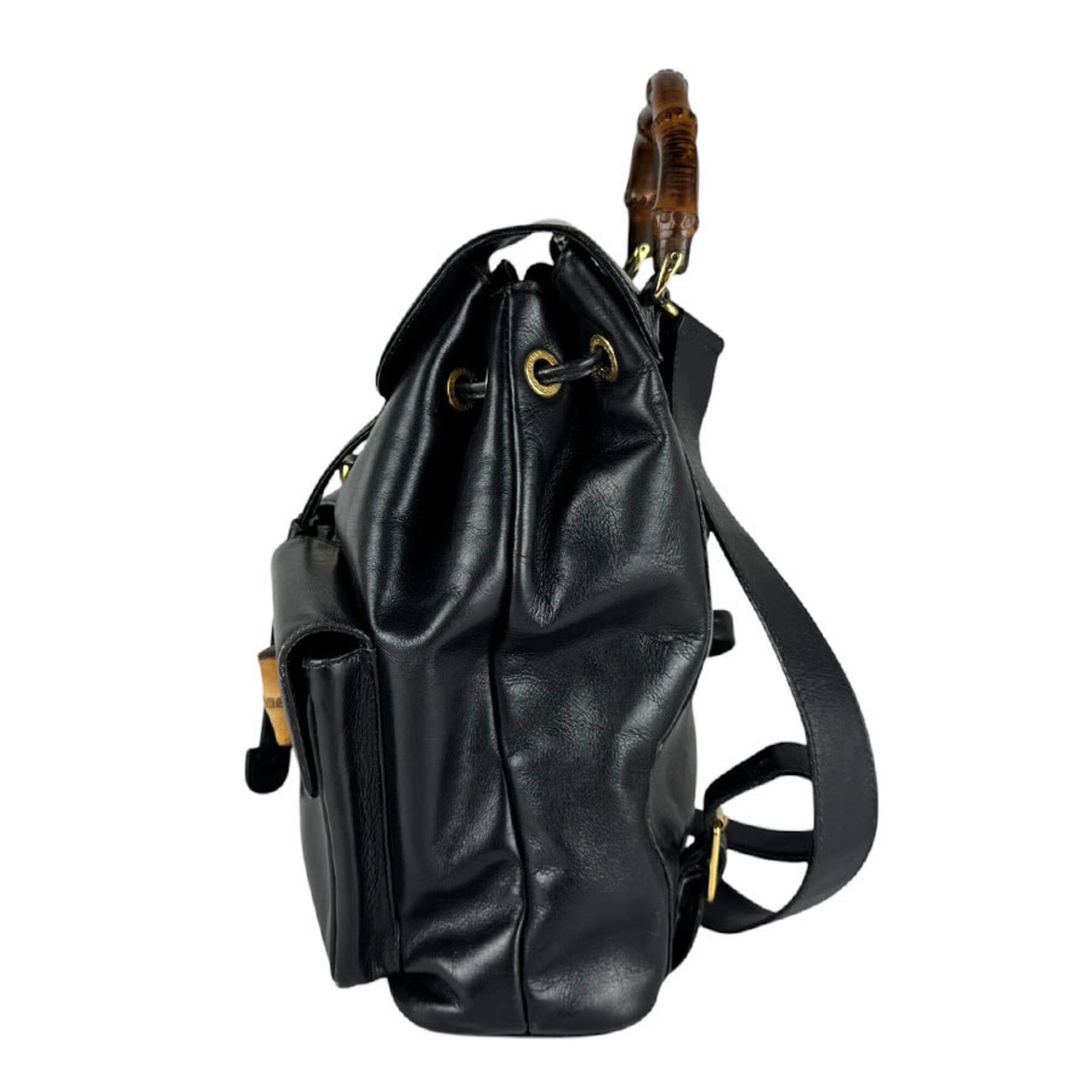 Leather Backpack (Pre-Owned) - Gucci - Modalova