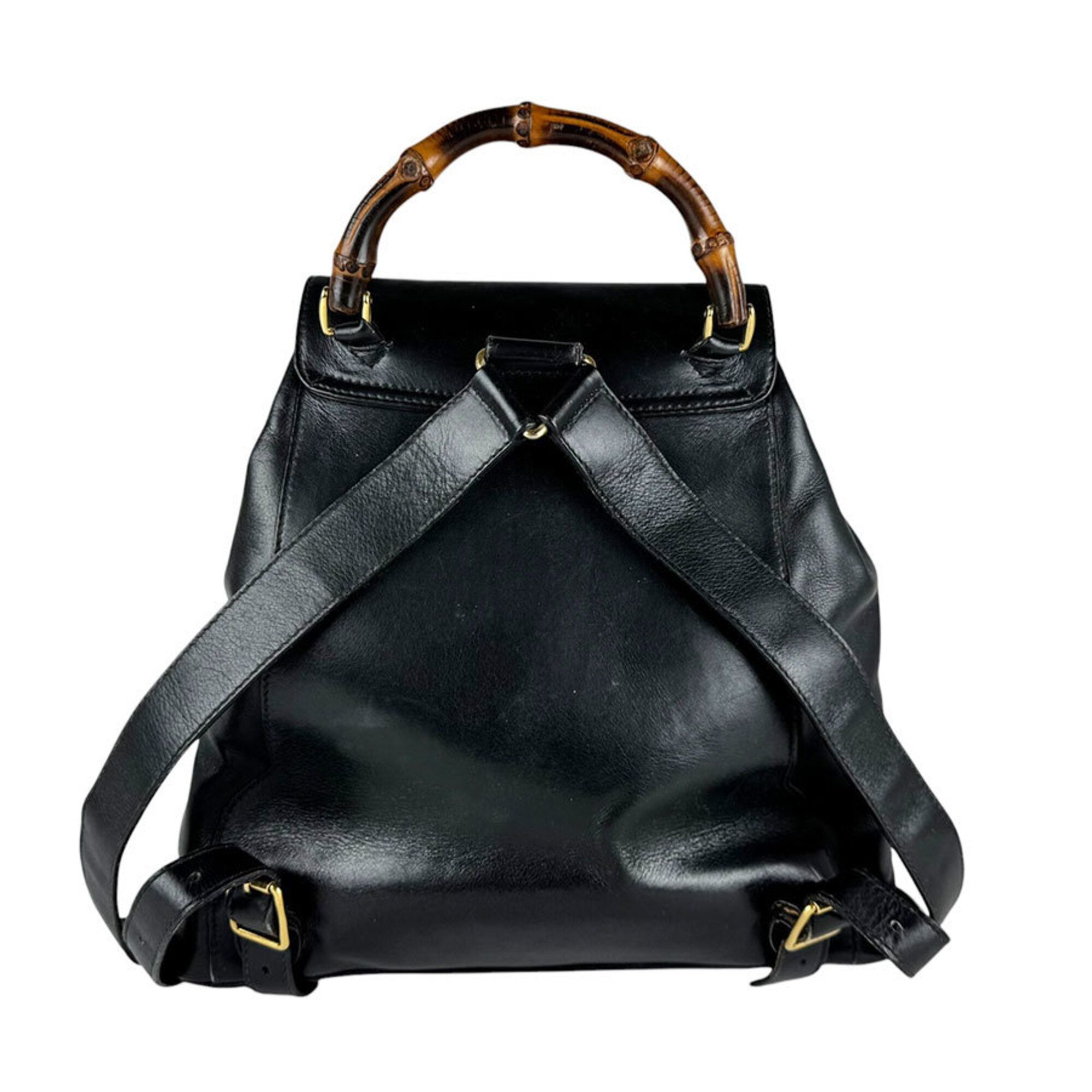 Leather Backpack (Pre-Owned) - Gucci - Modalova