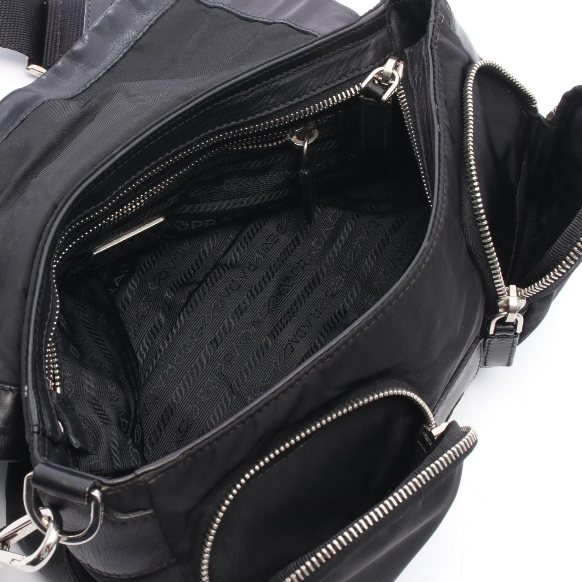 Nylon Leather Handbag Shoulder Bag (Pre-Owned) - Prada - Modalova