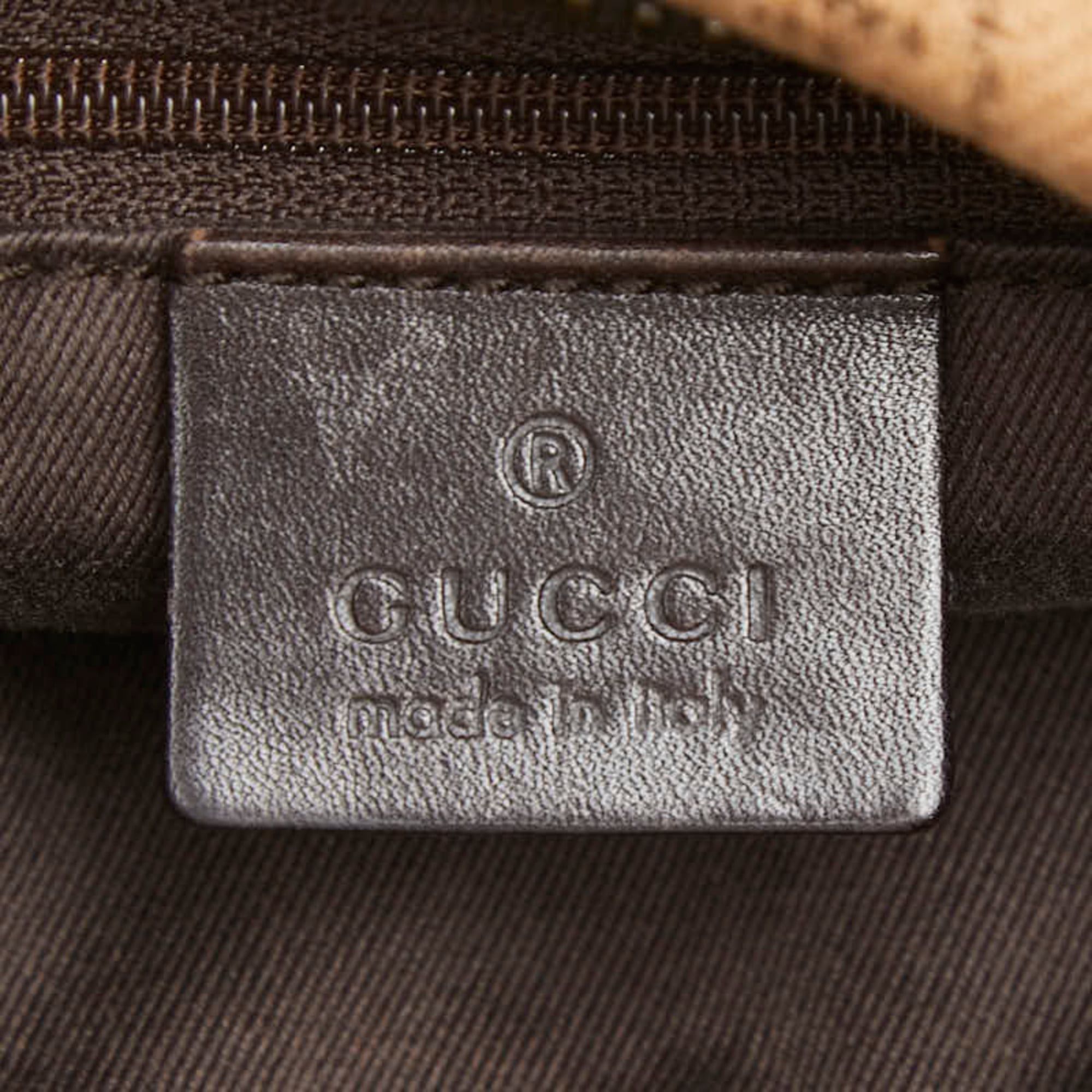 Canvas Leather Handbag (Pre-Owned) - Gucci - Modalova