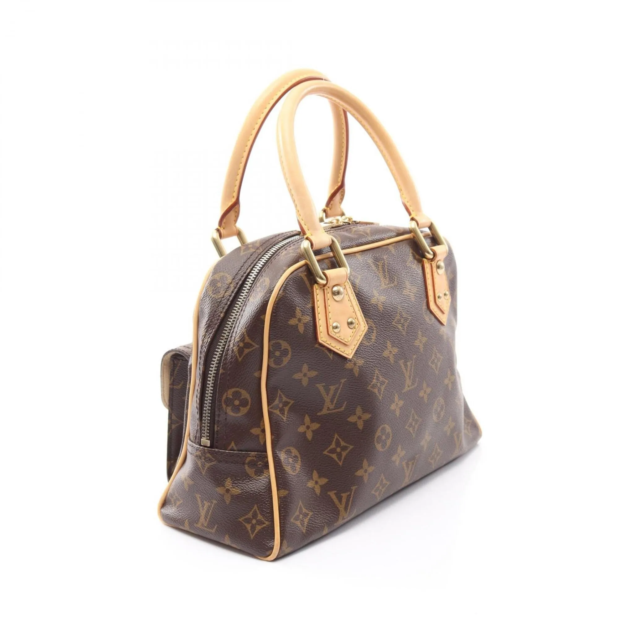 Coated Canvas Leather Handbag (Pre-Owned) - Louis Vuitton - Modalova