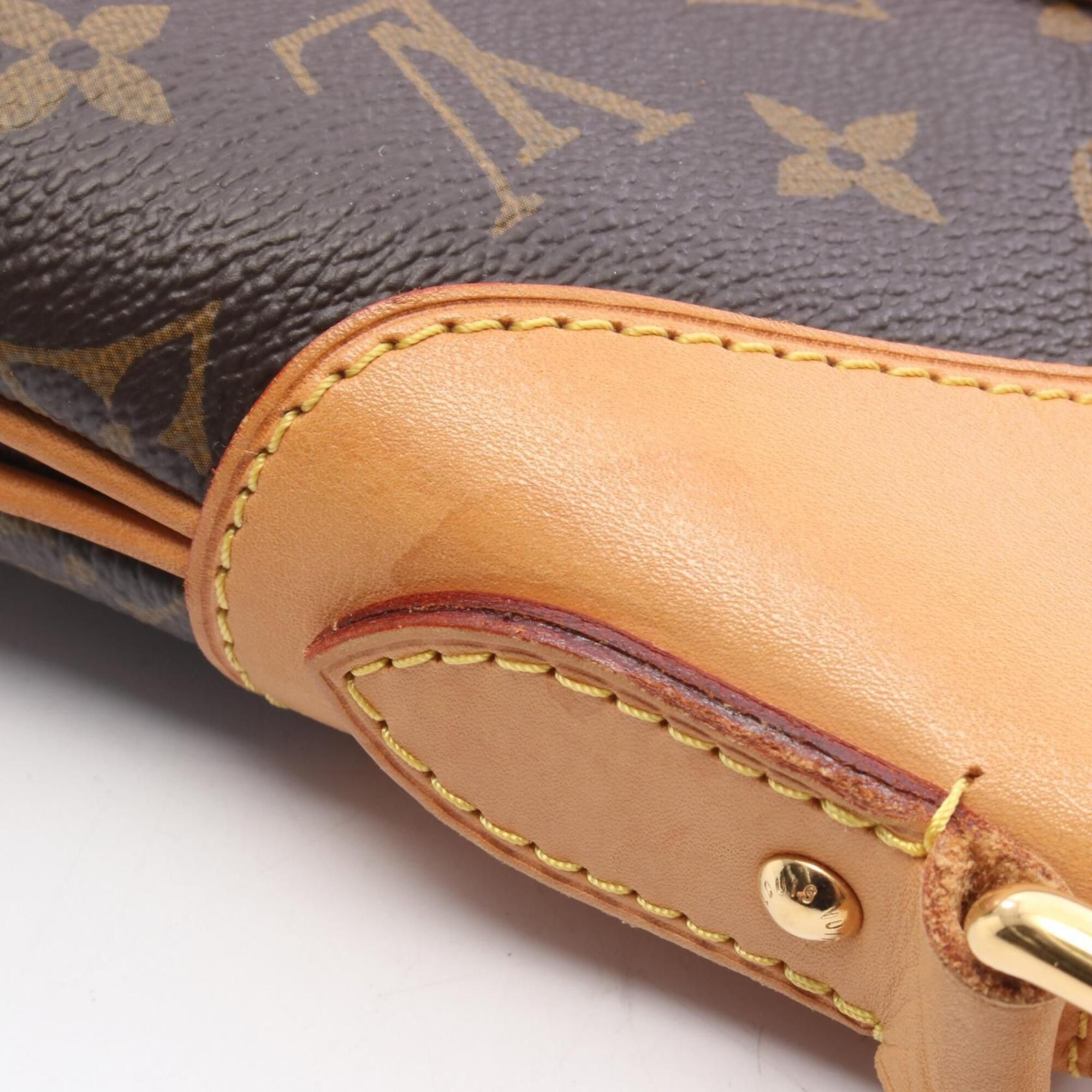 Monogram Coated Canvas Leather Shoulder Bag (Pre-Owned) - Louis Vuitton - Modalova