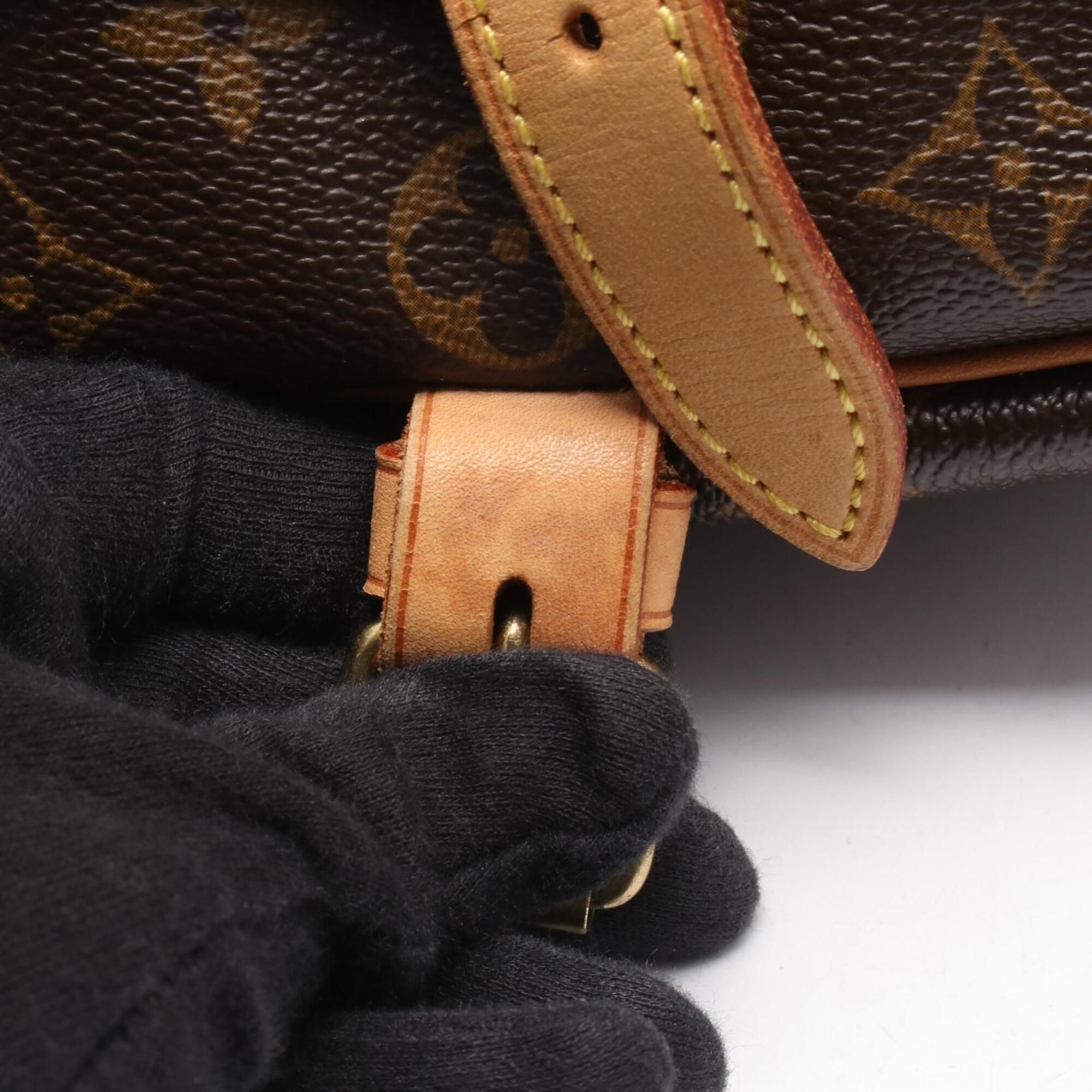 Monogram Coated Canvas Leather Shoulder Bag (Pre-Owned) - Louis Vuitton - Modalova