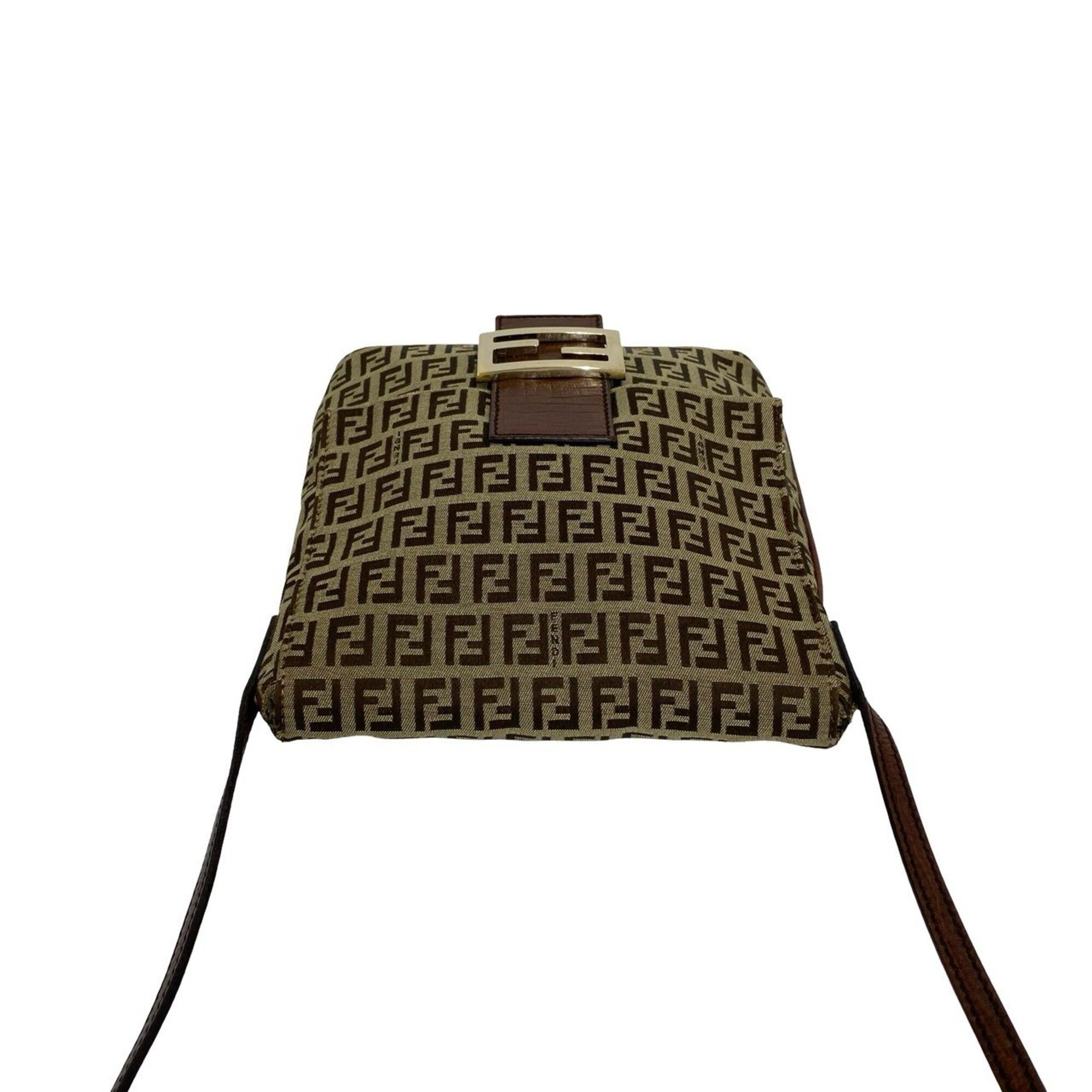 Canvas Leather Shoulder Bag (Pre-Owned) - Fendi - Modalova