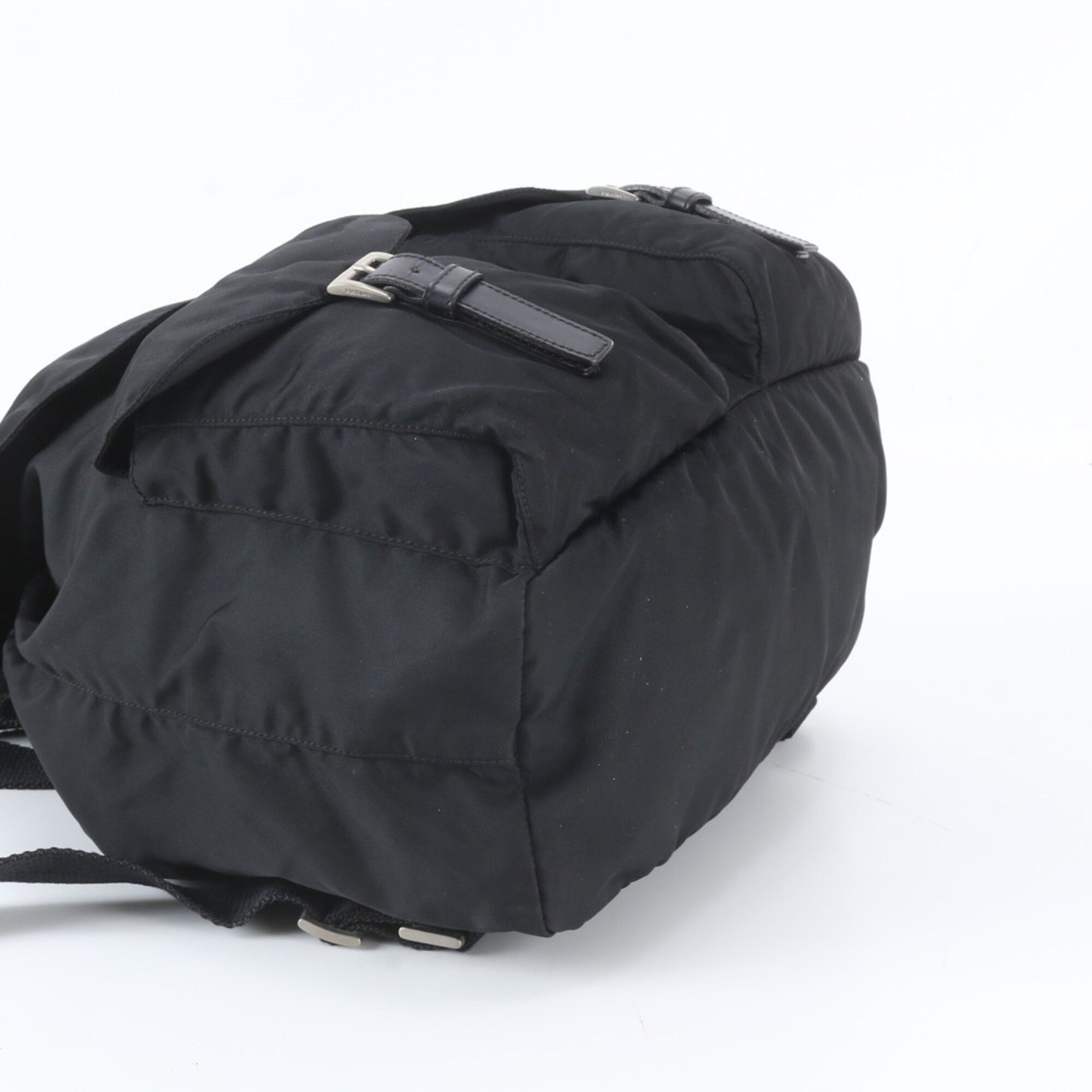 Leather Nylon Backpack (Pre-Owned) - Prada - Modalova