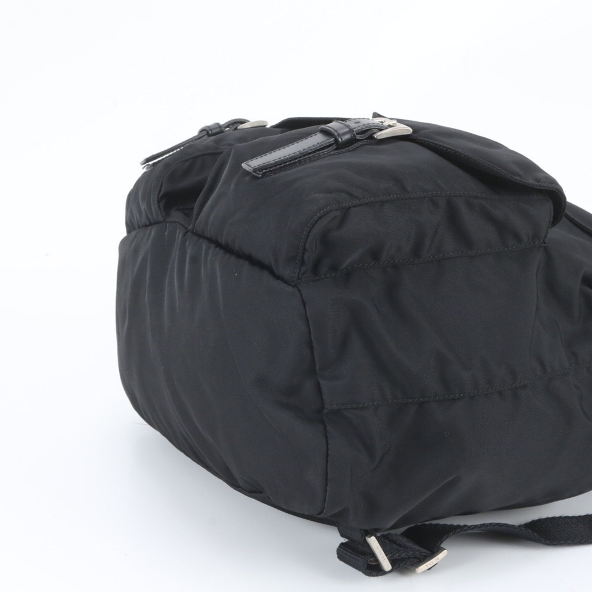 Leather Nylon Backpack (Pre-Owned) - Prada - Modalova