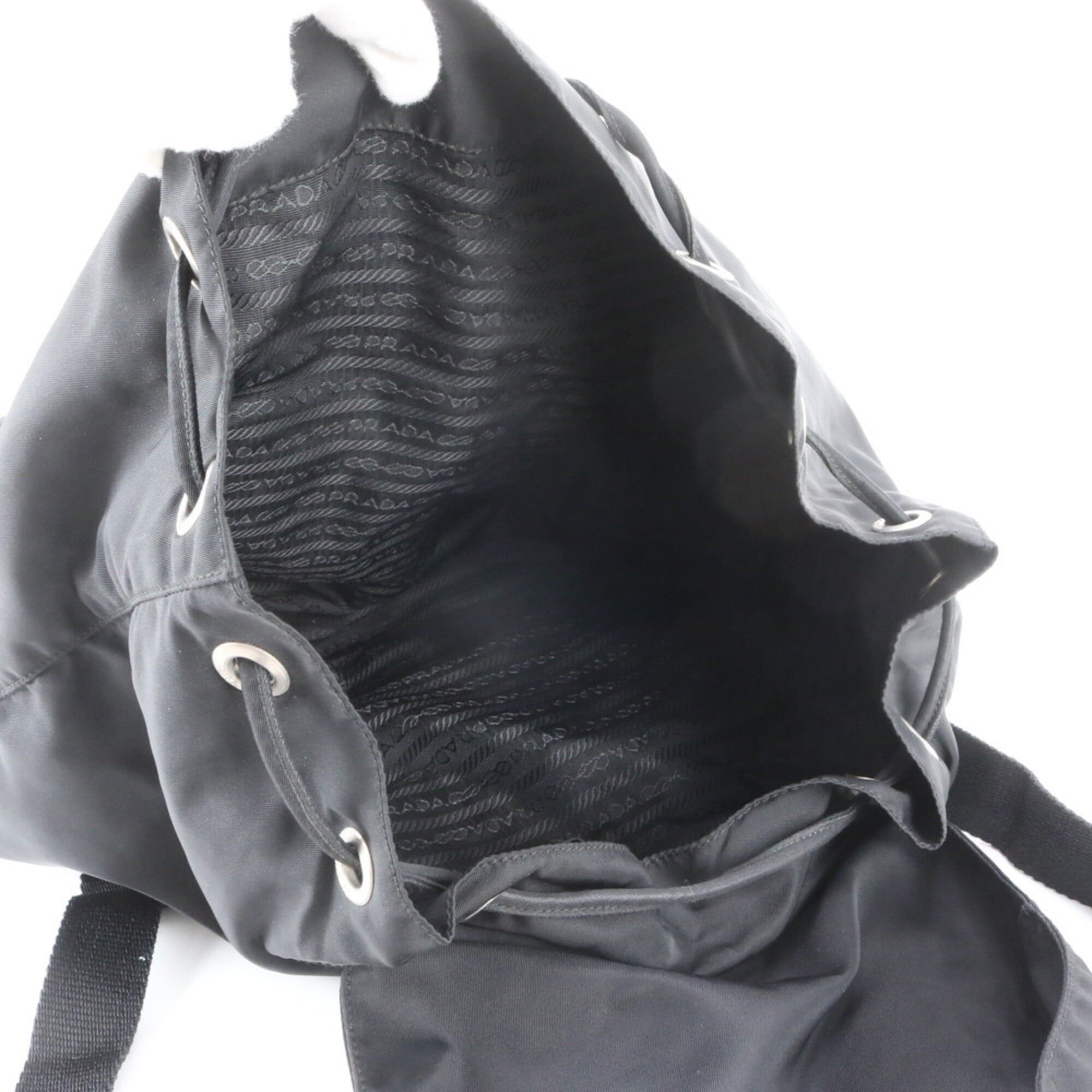 Leather Nylon Backpack (Pre-Owned) - Prada - Modalova