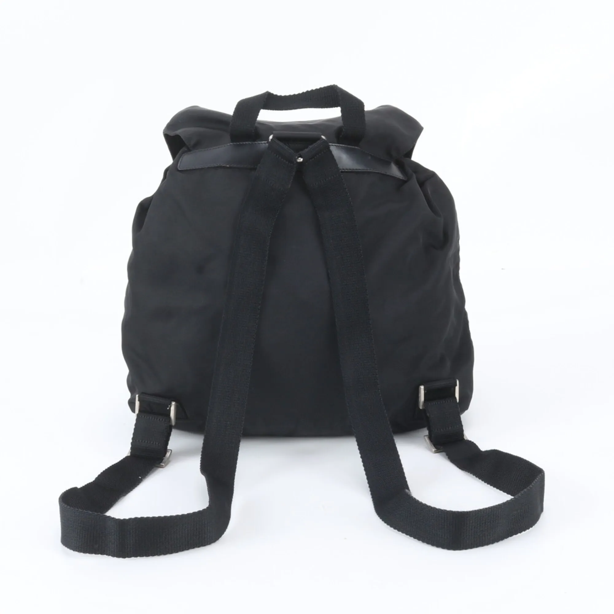 Leather Nylon Backpack (Pre-Owned) - Prada - Modalova