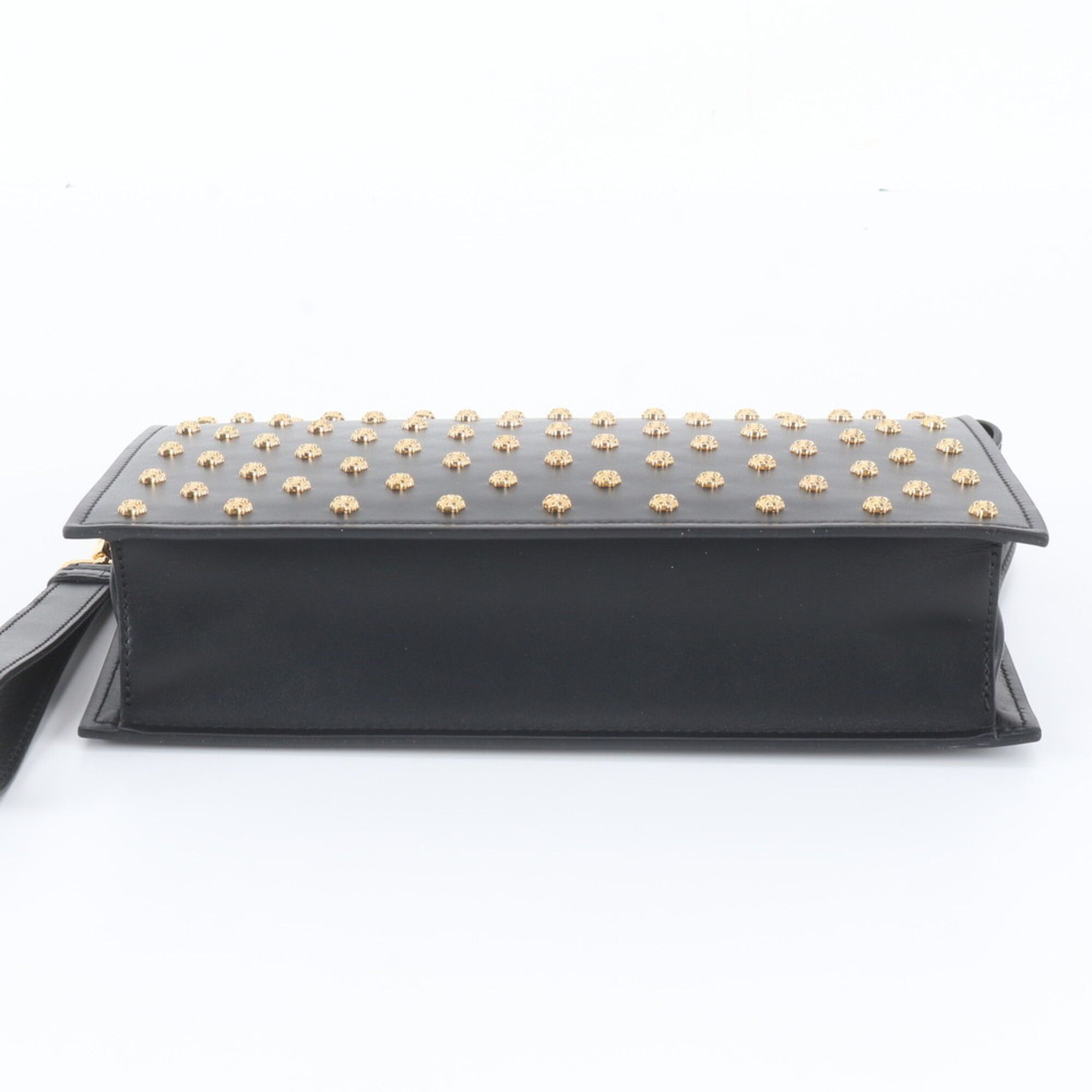 Leather Clutch Bag Pouch (Pre-Owned) - Versace - Modalova