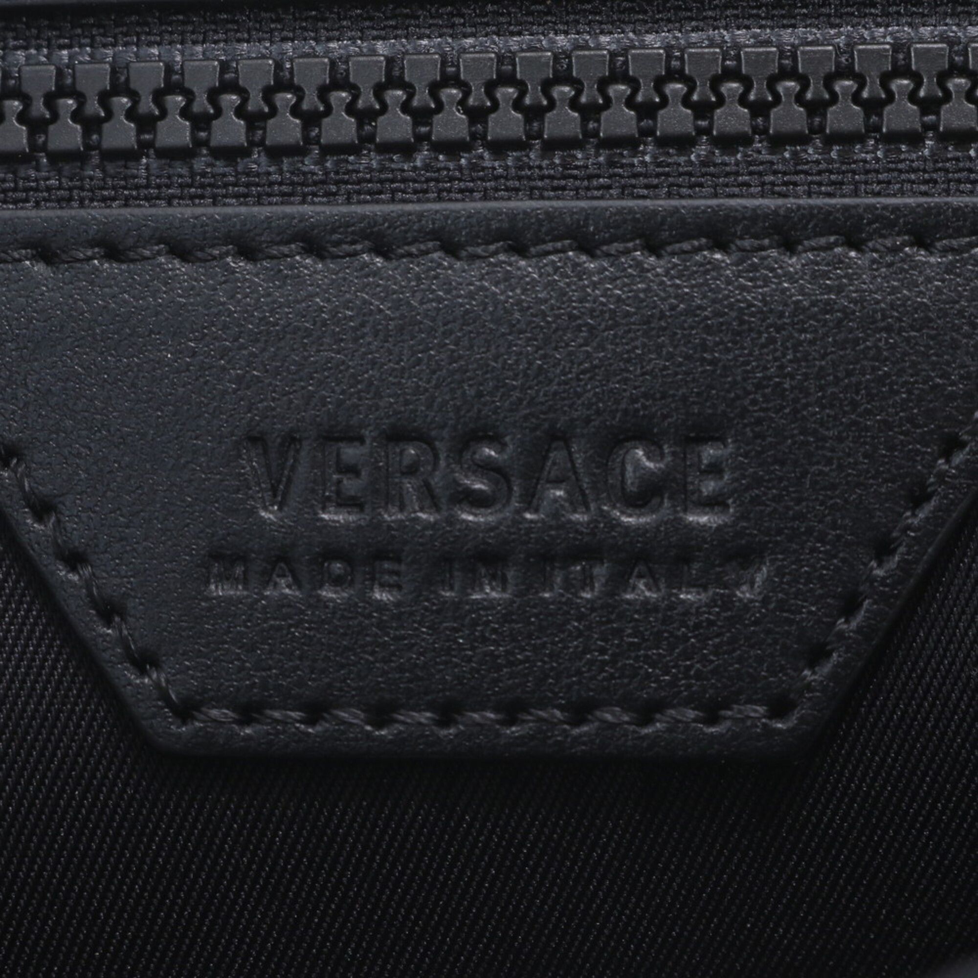 Leather Clutch Bag Pouch (Pre-Owned) - Versace - Modalova