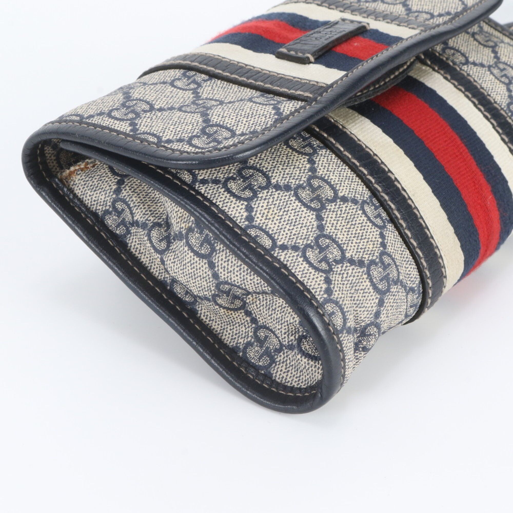 Leather Coated Canvas Pouch Sling Bag (Pre-Owned) - Gucci - Modalova
