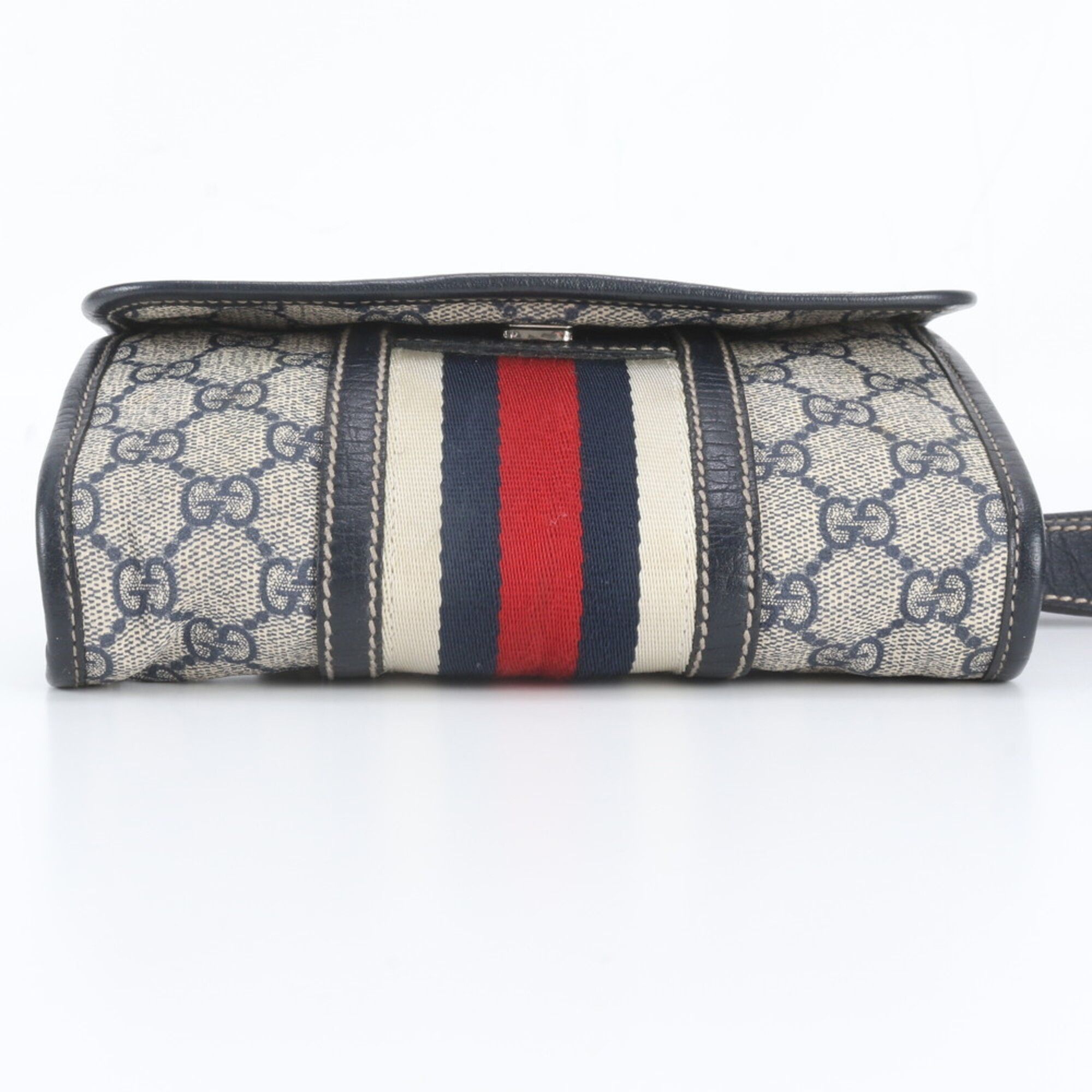Leather Coated Canvas Pouch Sling Bag (Pre-Owned) - Gucci - Modalova