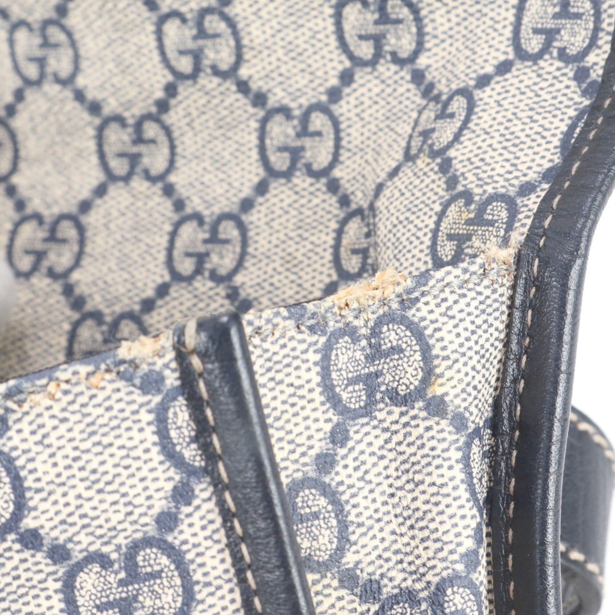 Leather Coated Canvas Pouch Sling Bag (Pre-Owned) - Gucci - Modalova