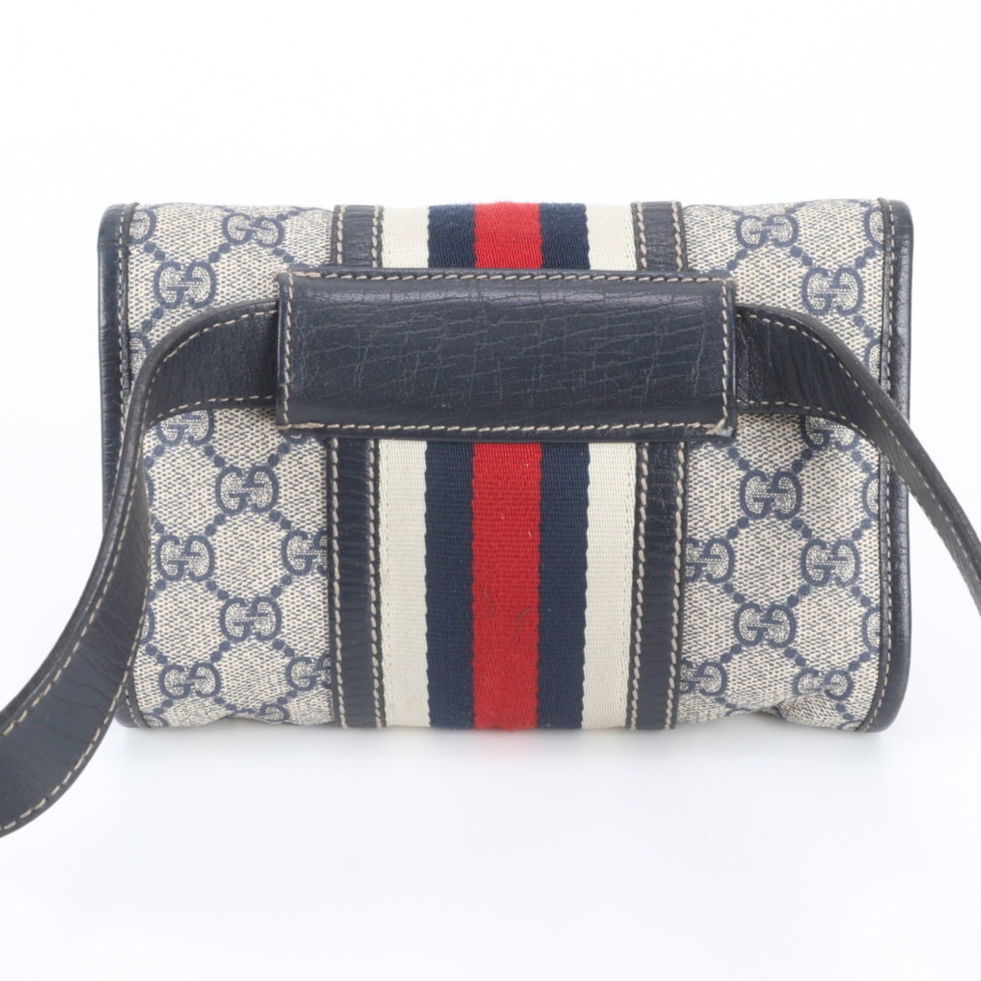 Leather Coated Canvas Pouch Sling Bag (Pre-Owned) - Gucci - Modalova