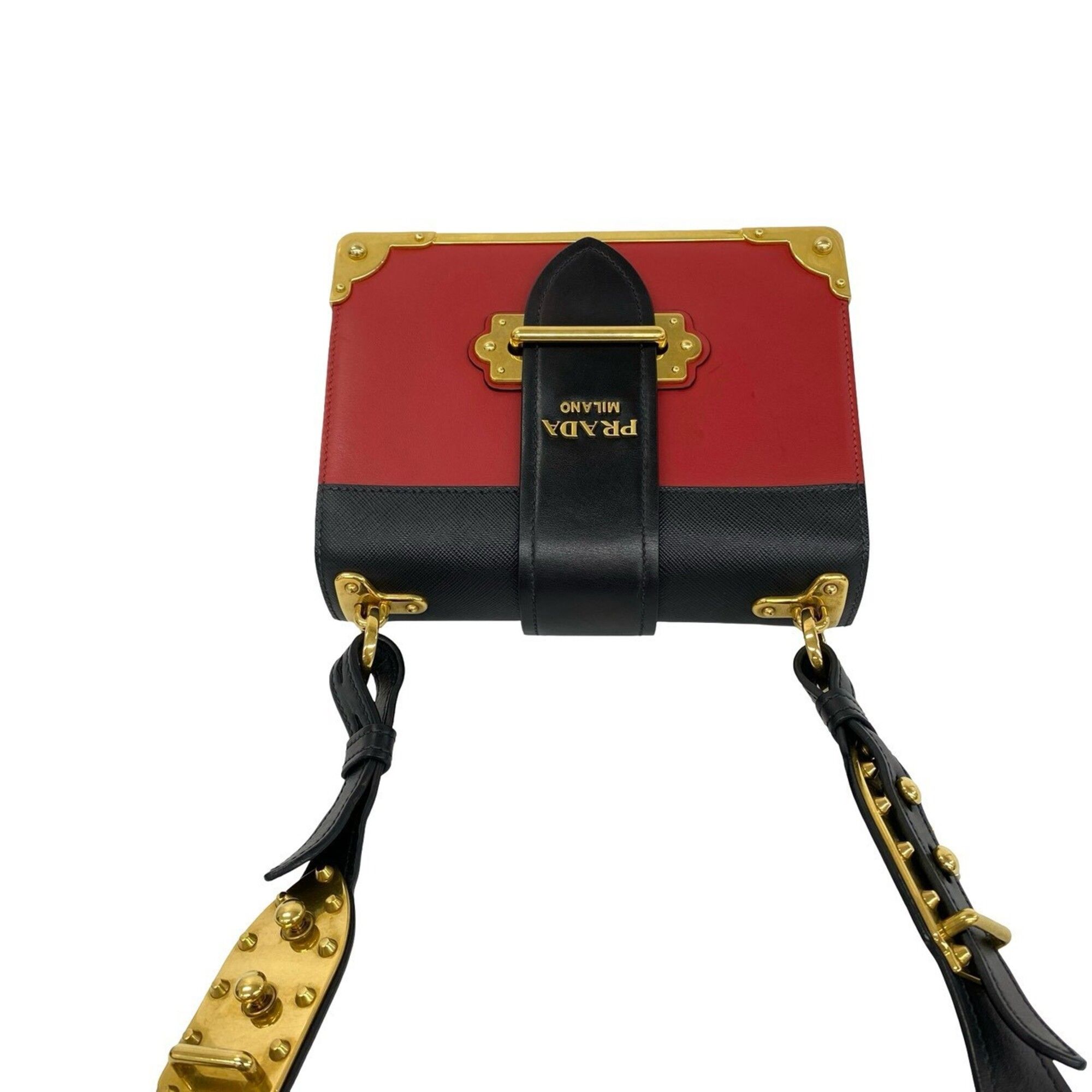 Leather Pochette Shoulder Bag (Pre-Owned) - Prada - Modalova