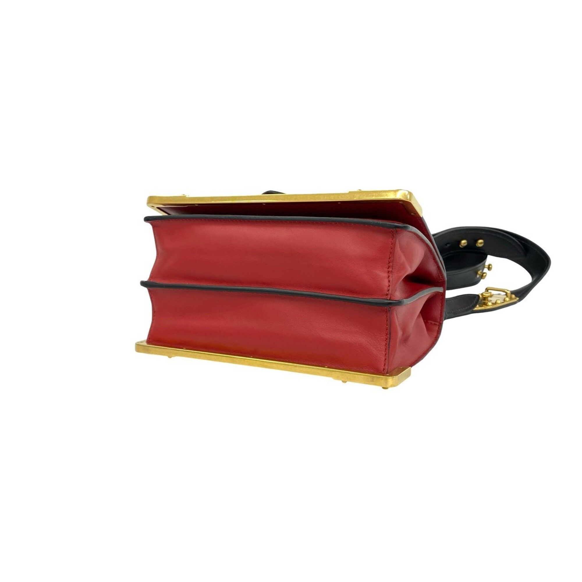 Leather Pochette Shoulder Bag (Pre-Owned) - Prada - Modalova