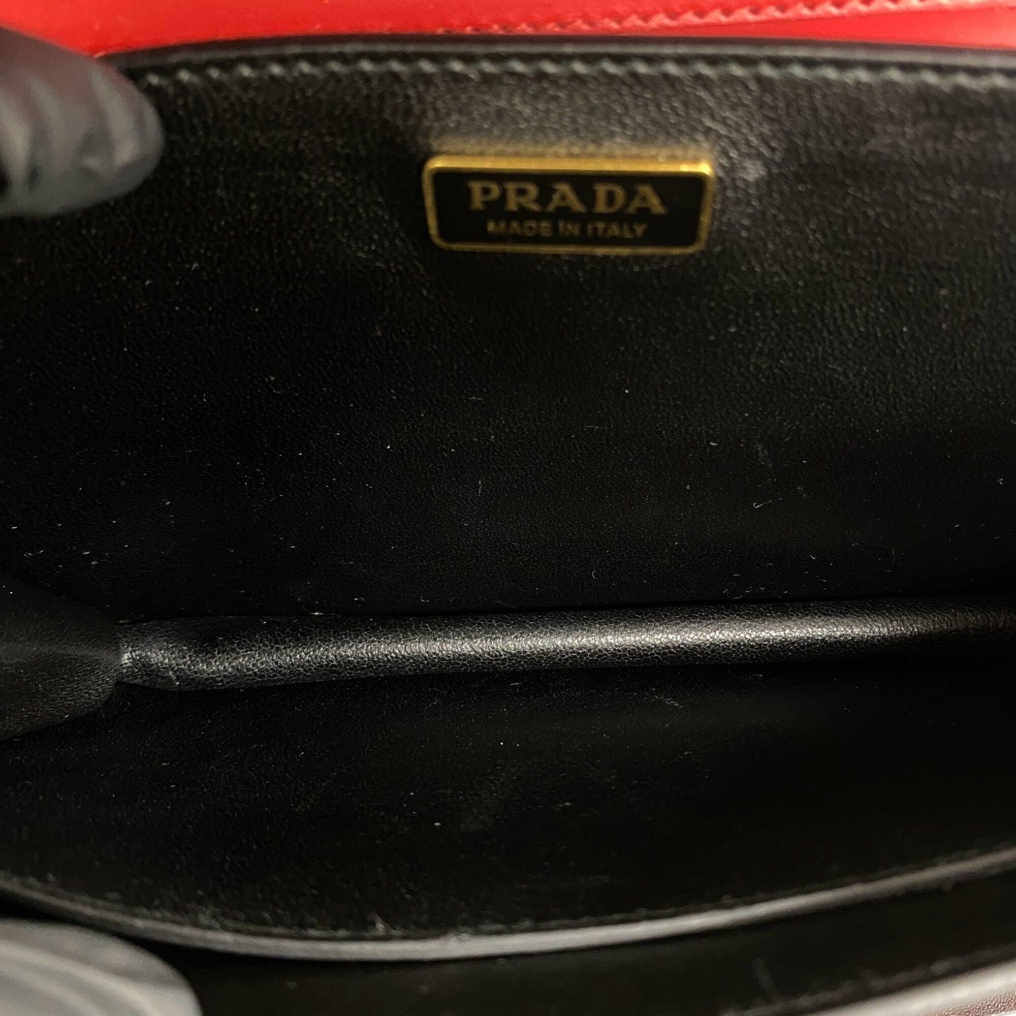 Leather Pochette Shoulder Bag (Pre-Owned) - Prada - Modalova