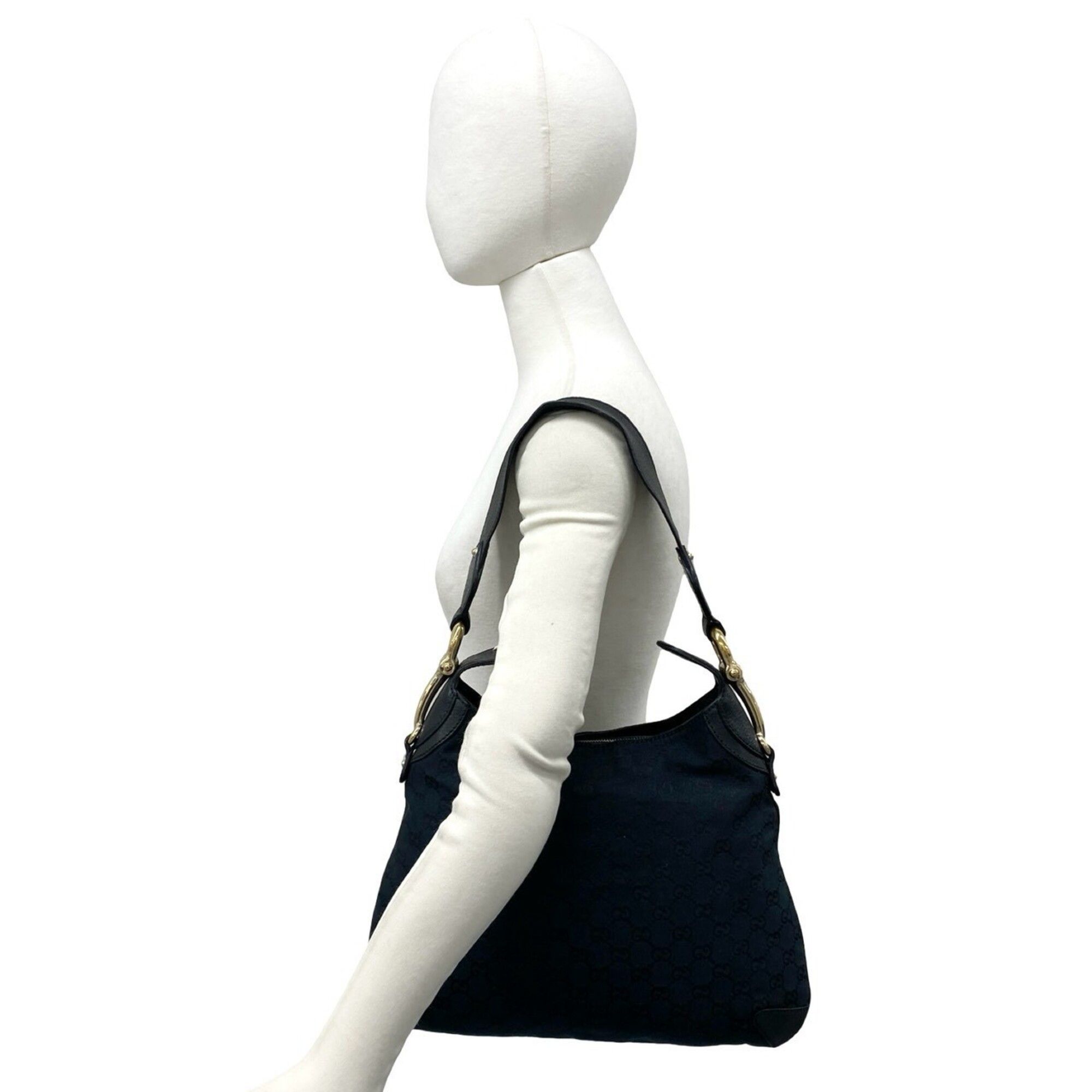 Canvas Leather Shoulder Bag Tote Bag (Pre-Owned) - Gucci - Modalova