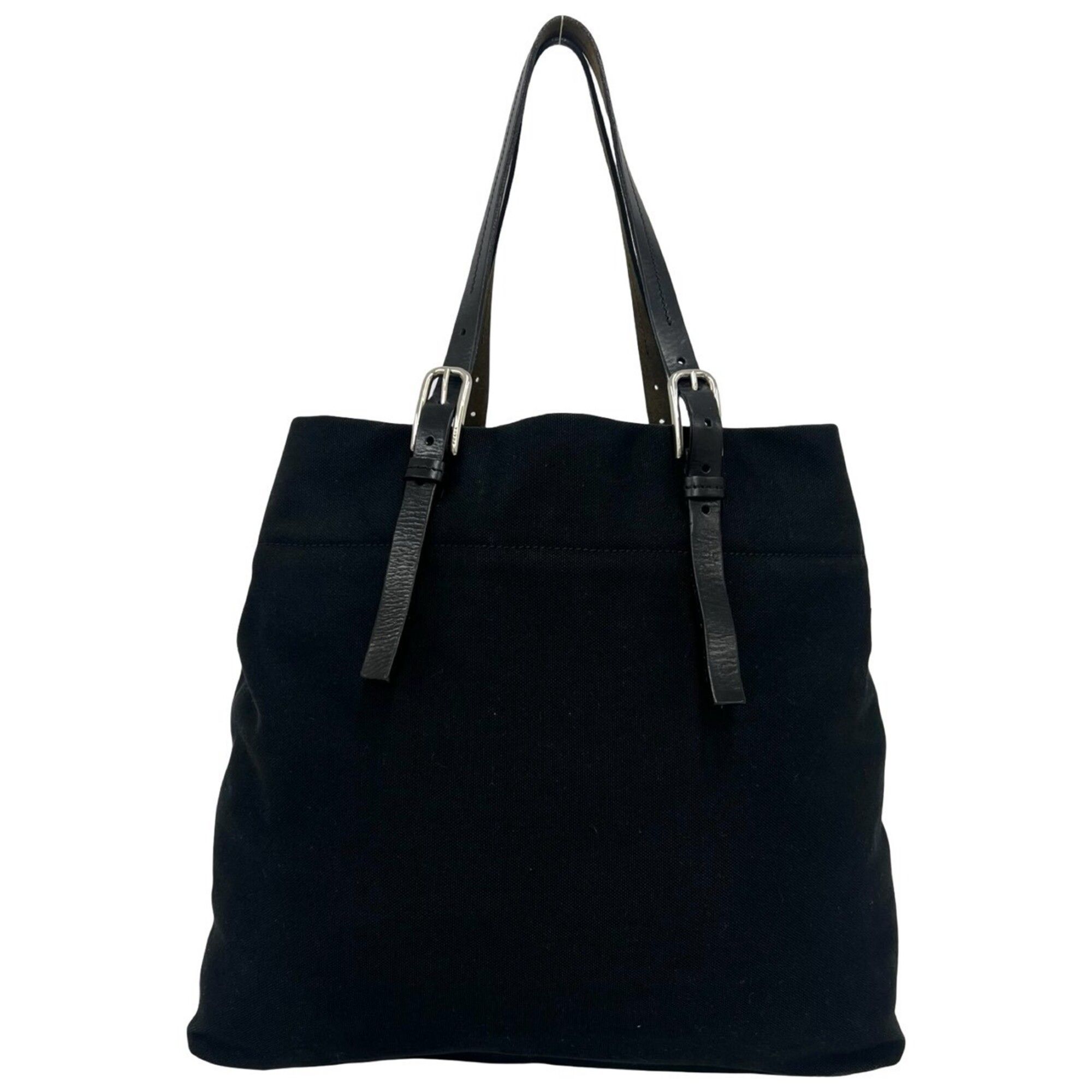 Canvas Leather Handbag Shoulder Bag Tote Bag (Pre-Owned) - Prada - Modalova