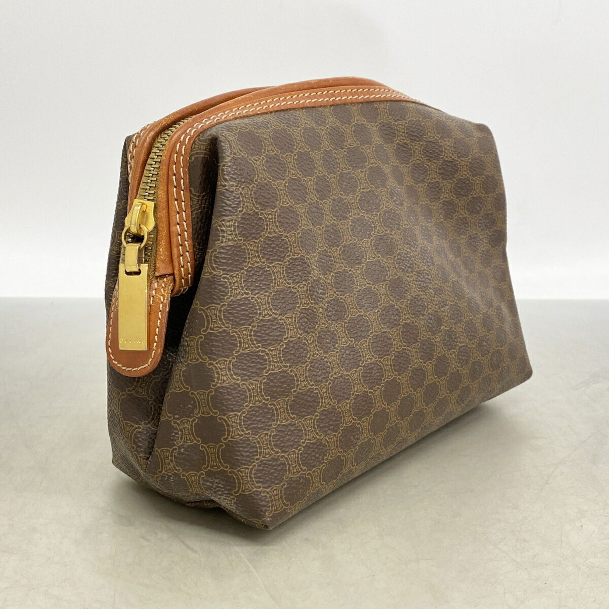 Celine Brown Pvc Pouch (Pre-Owned) - Celine - Modalova