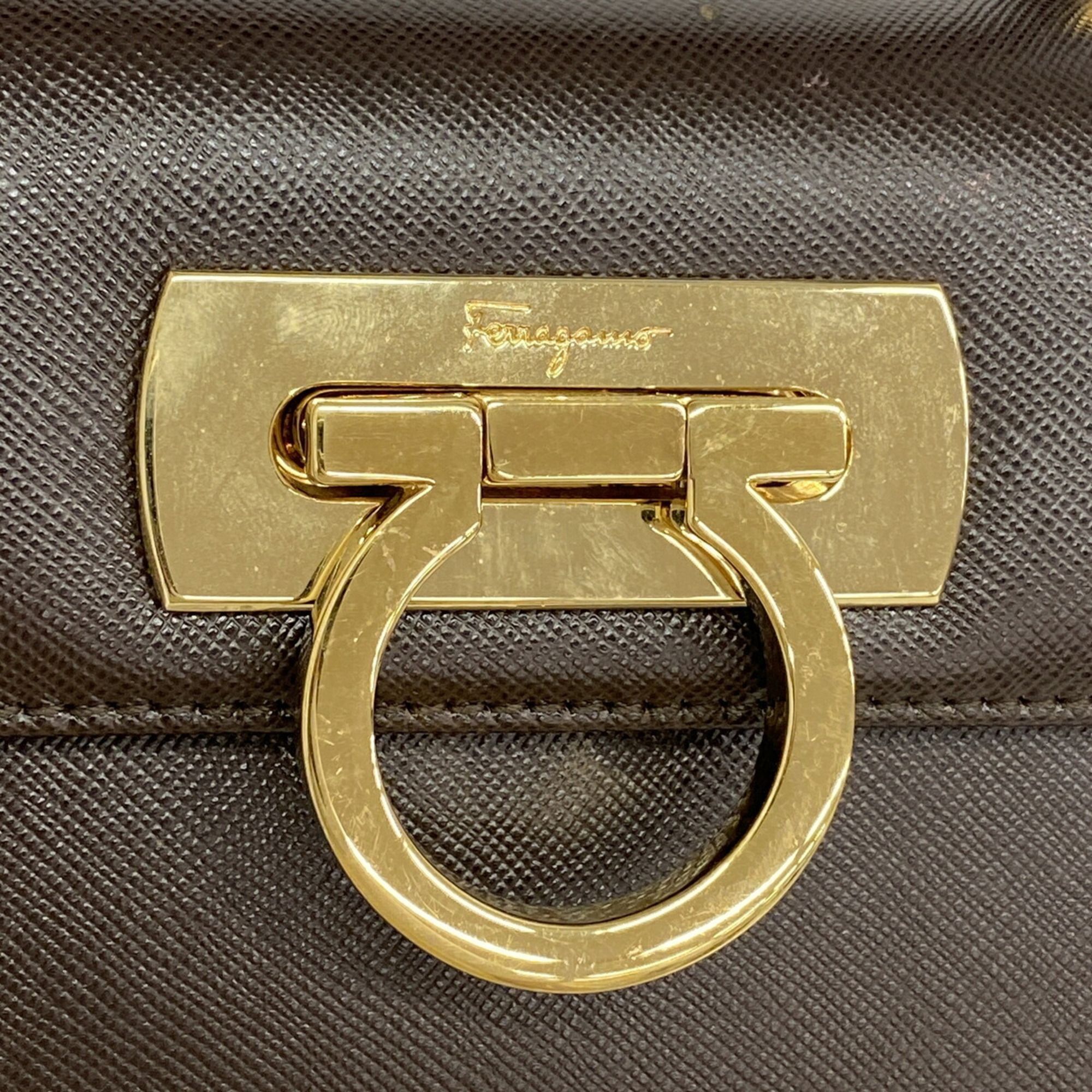 Leather Handbag (Pre-Owned) - Salvatore Ferragamo - Modalova
