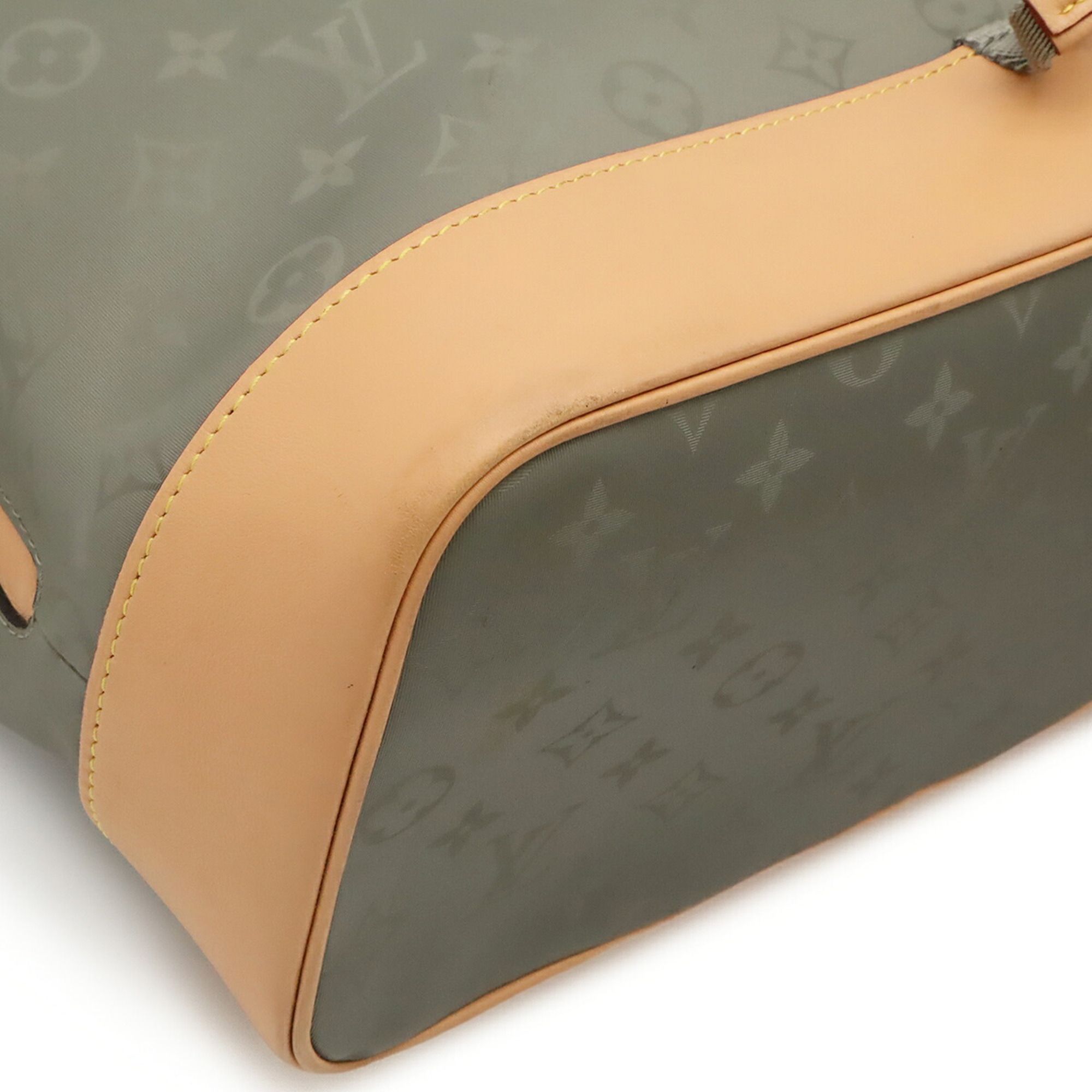 Silver Monogram Canvas Leather Backpack Tote Bag (Pre-Owned) - Louis Vuitton - Modalova