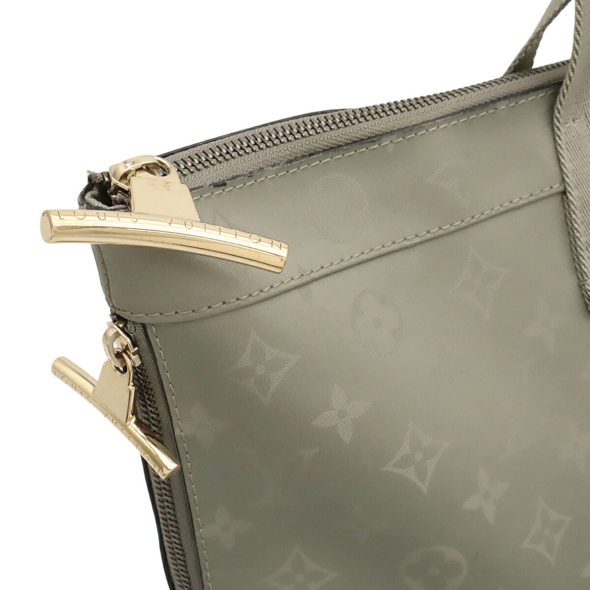Silver Monogram Canvas Leather Backpack Tote Bag (Pre-Owned) - Louis Vuitton - Modalova