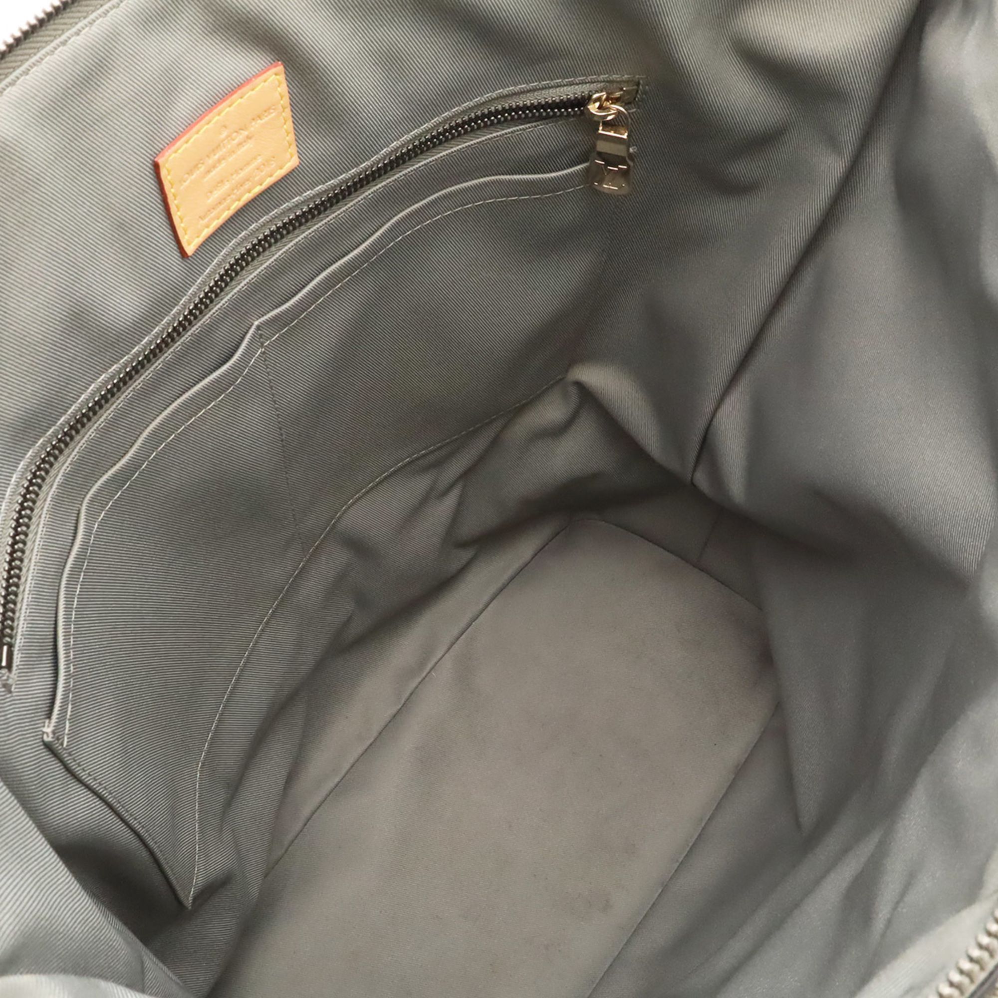 Silver Monogram Canvas Leather Backpack Tote Bag (Pre-Owned) - Louis Vuitton - Modalova