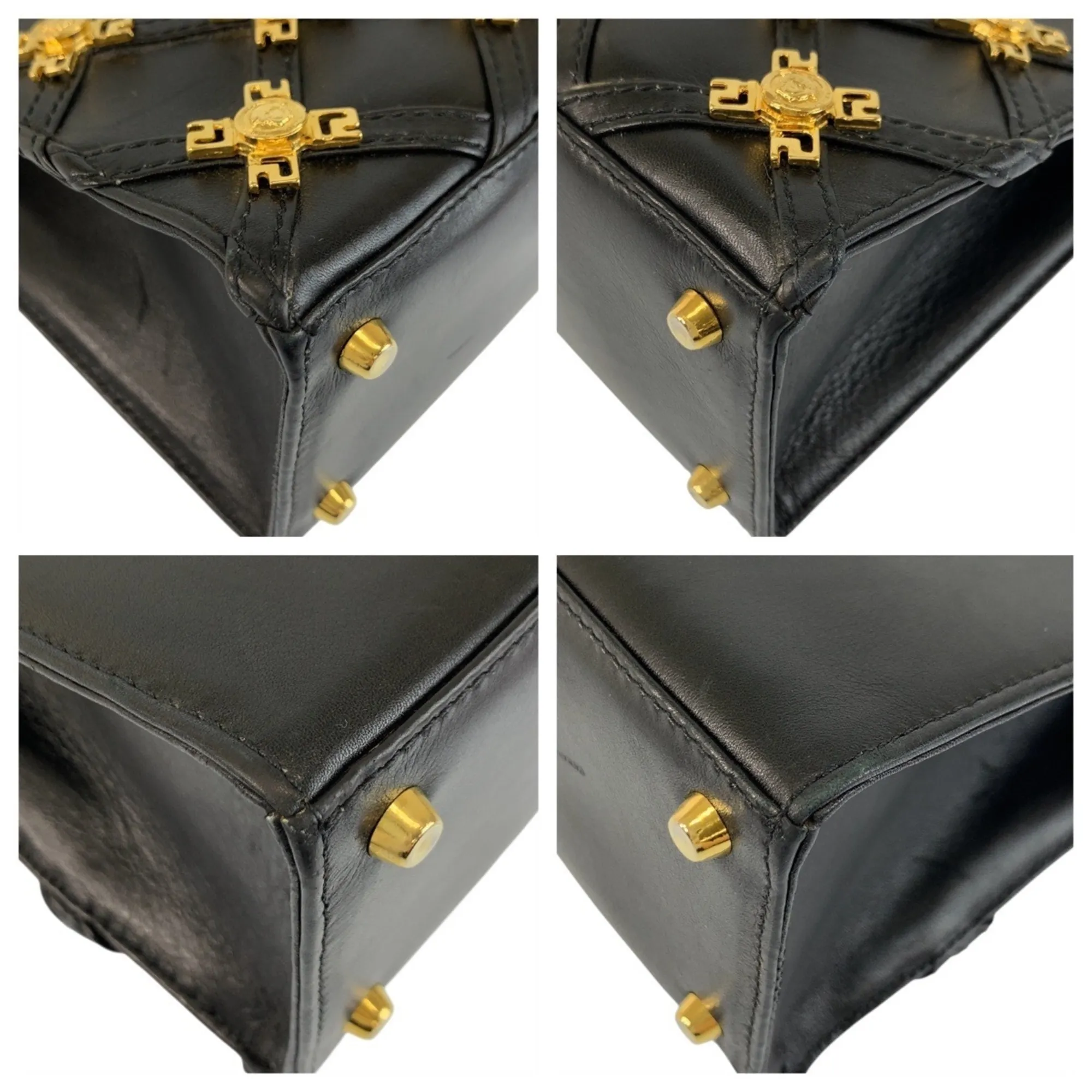 Leather Pochette Shoulder Bag (Pre-Owned) - Versace - Modalova