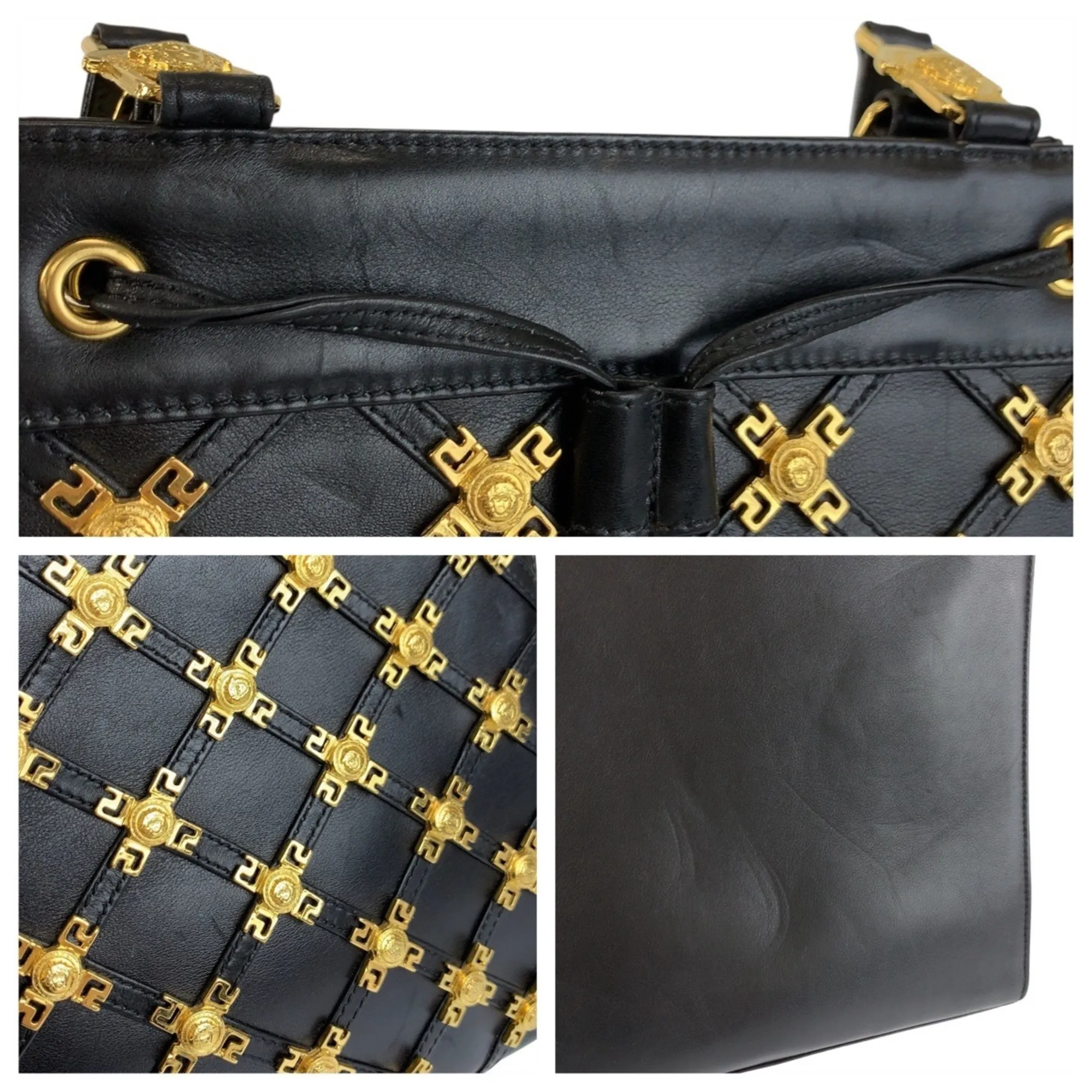 Leather Pochette Shoulder Bag (Pre-Owned) - Versace - Modalova