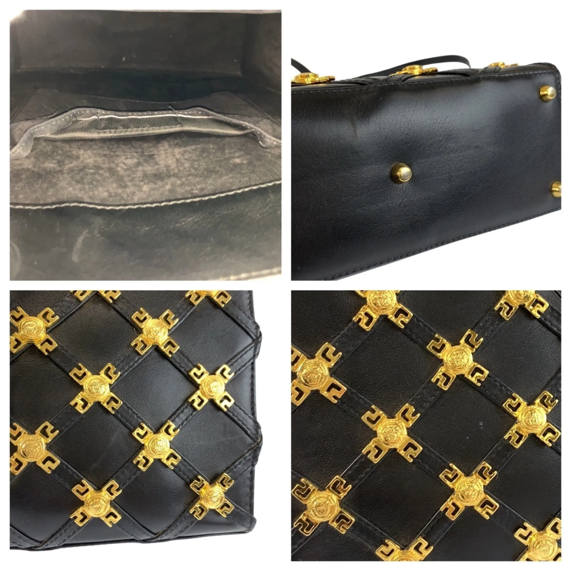 Leather Pochette Shoulder Bag (Pre-Owned) - Versace - Modalova
