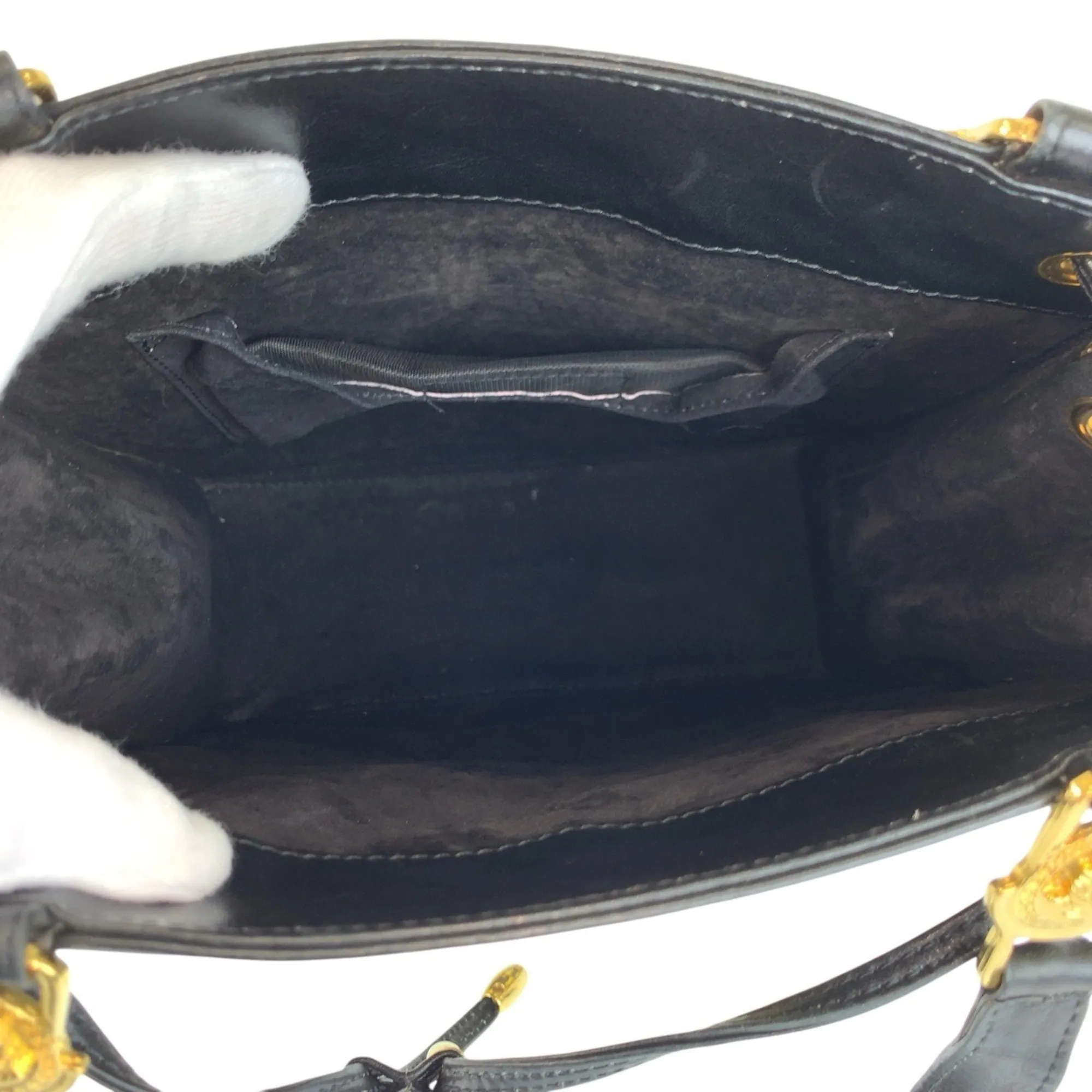 Leather Pochette Shoulder Bag (Pre-Owned) - Versace - Modalova