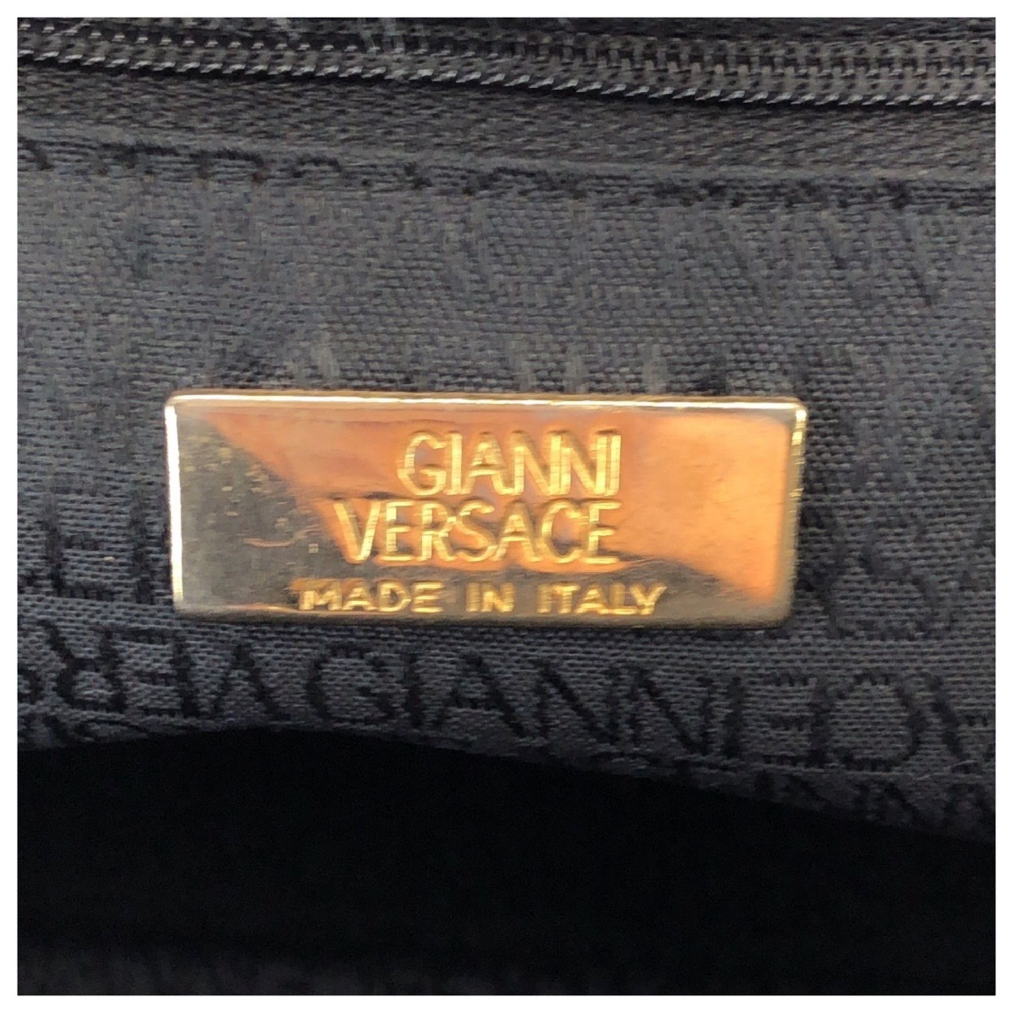 Nylon Patent Leather Shoulder Bag (Pre-Owned) - Versace - Modalova