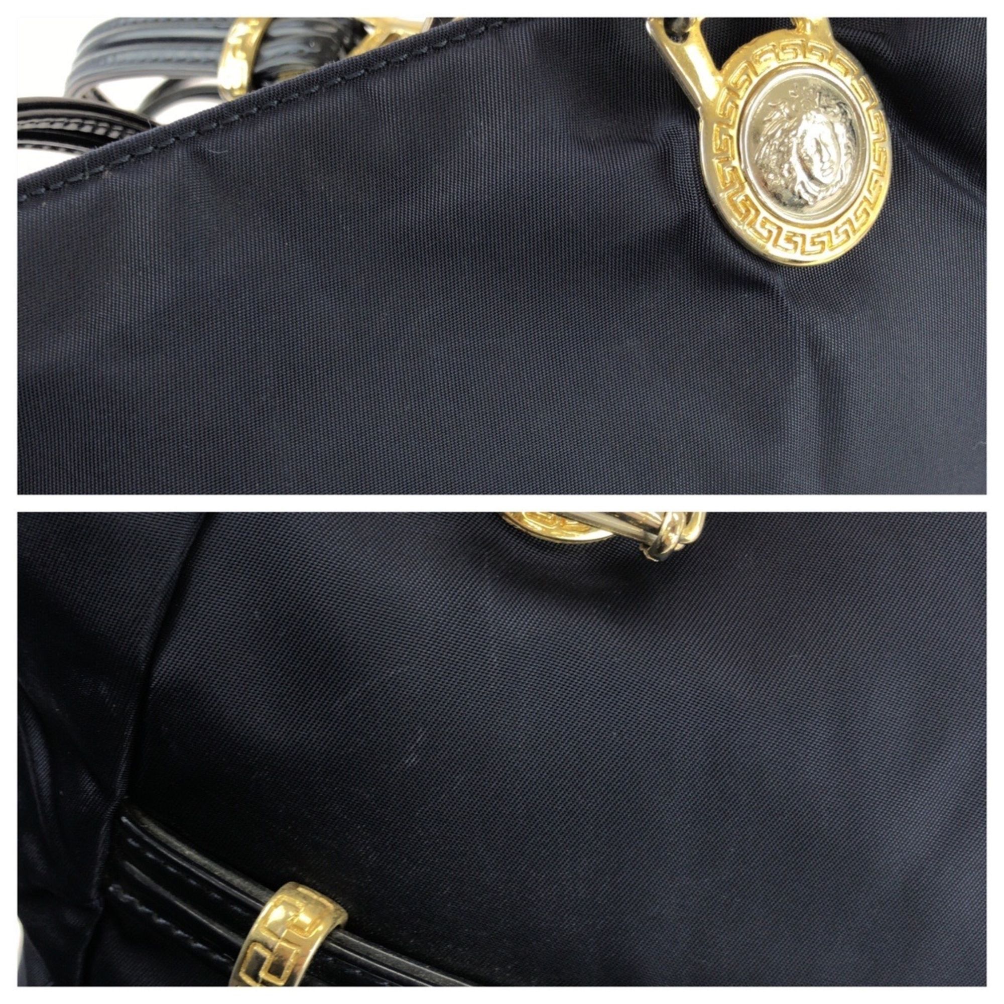 Nylon Patent Leather Shoulder Bag (Pre-Owned) - Versace - Modalova