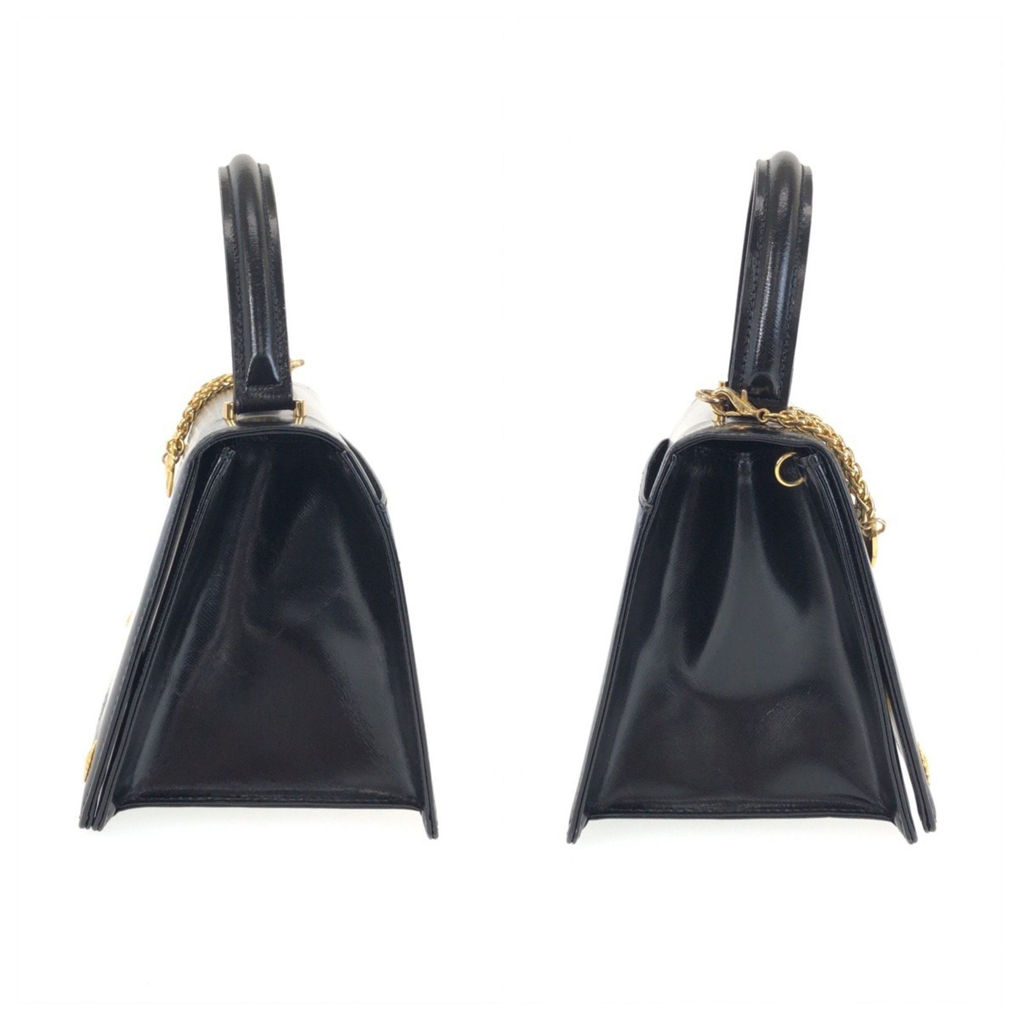 Leather Handbag (Pre-Owned) - Versace - Modalova