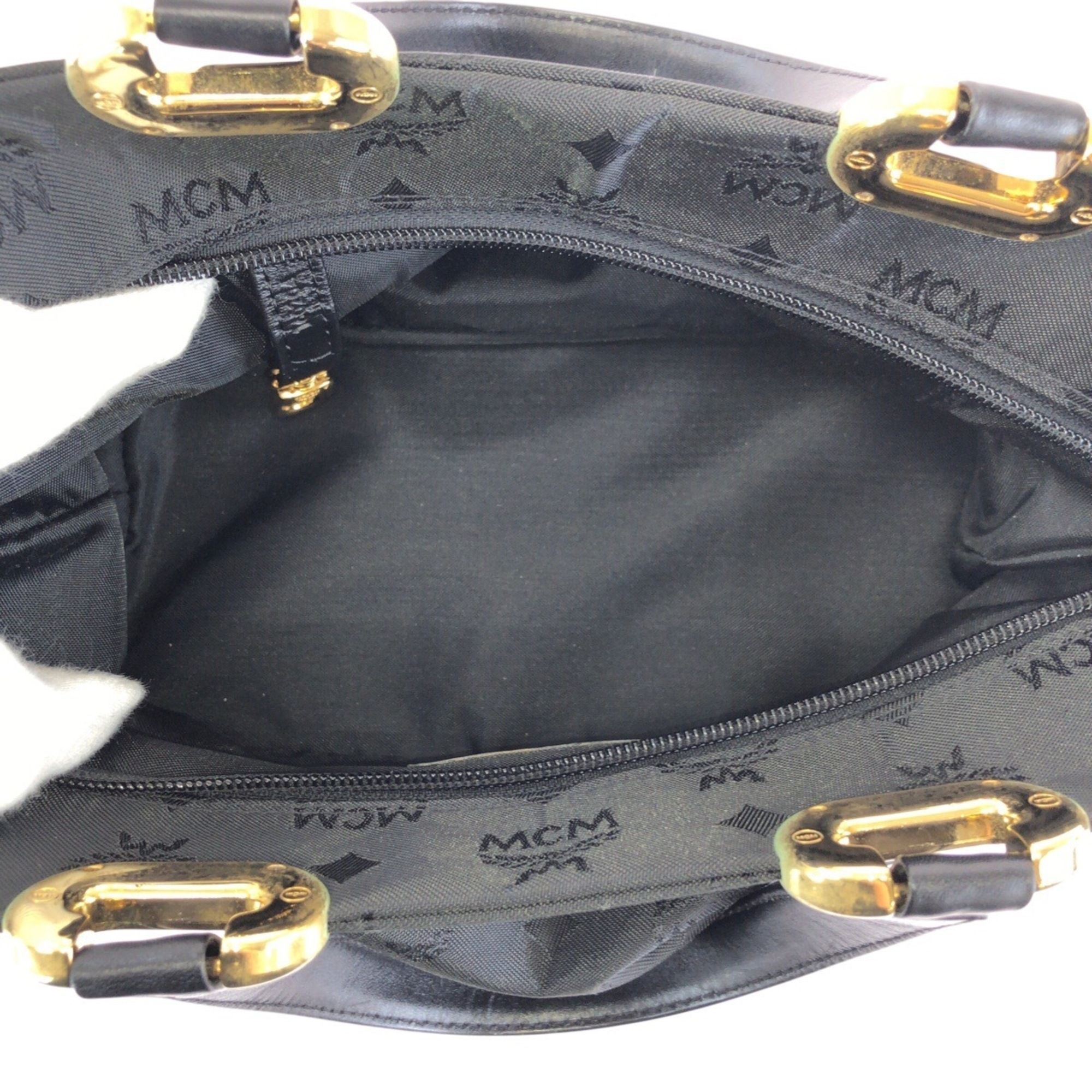 Nylon Leather Handbag (Pre-Owned) - MCM - Modalova