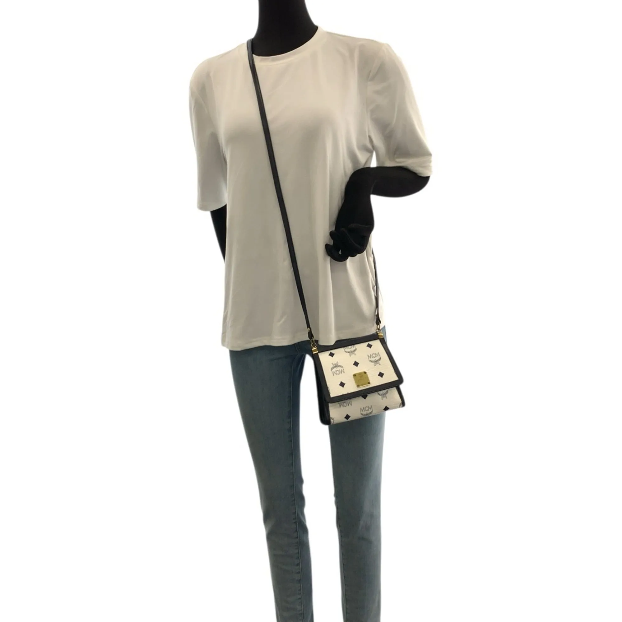 Leather Pochette Shoulder Bag (Pre-Owned) - MCM - Modalova